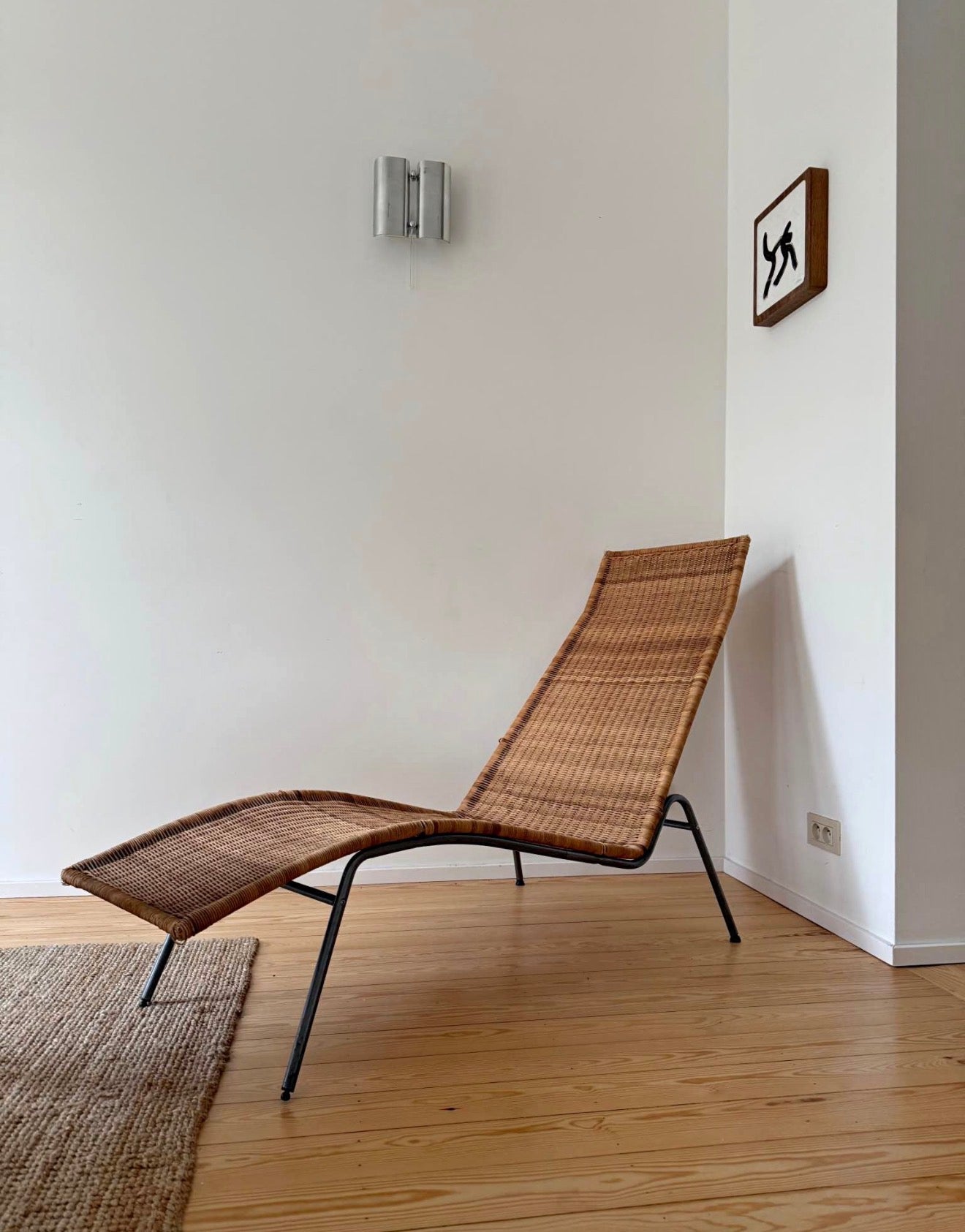 Fateuil osier vintage