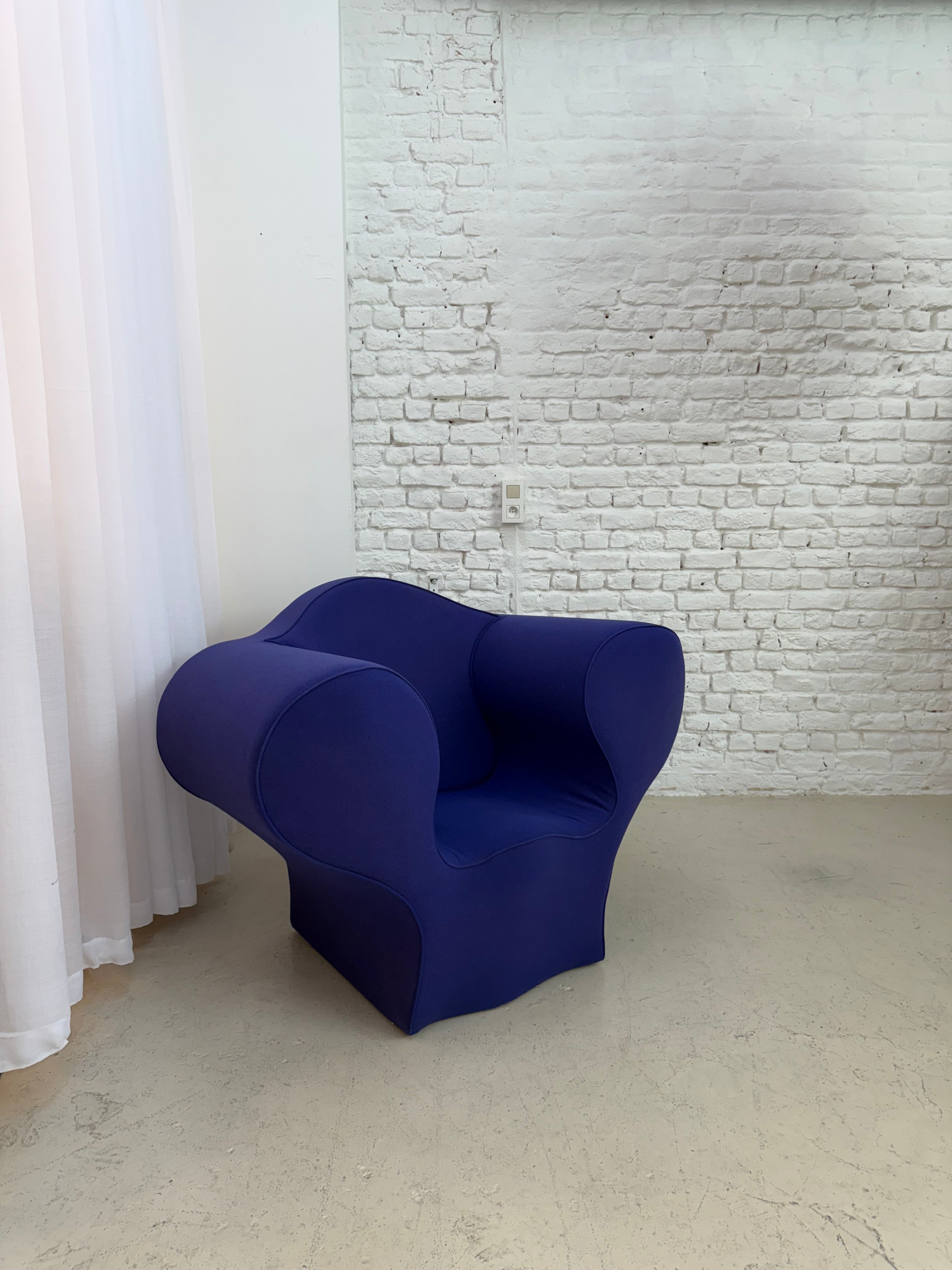 Fauteuil 1 place Moroso Ron Arad mauve