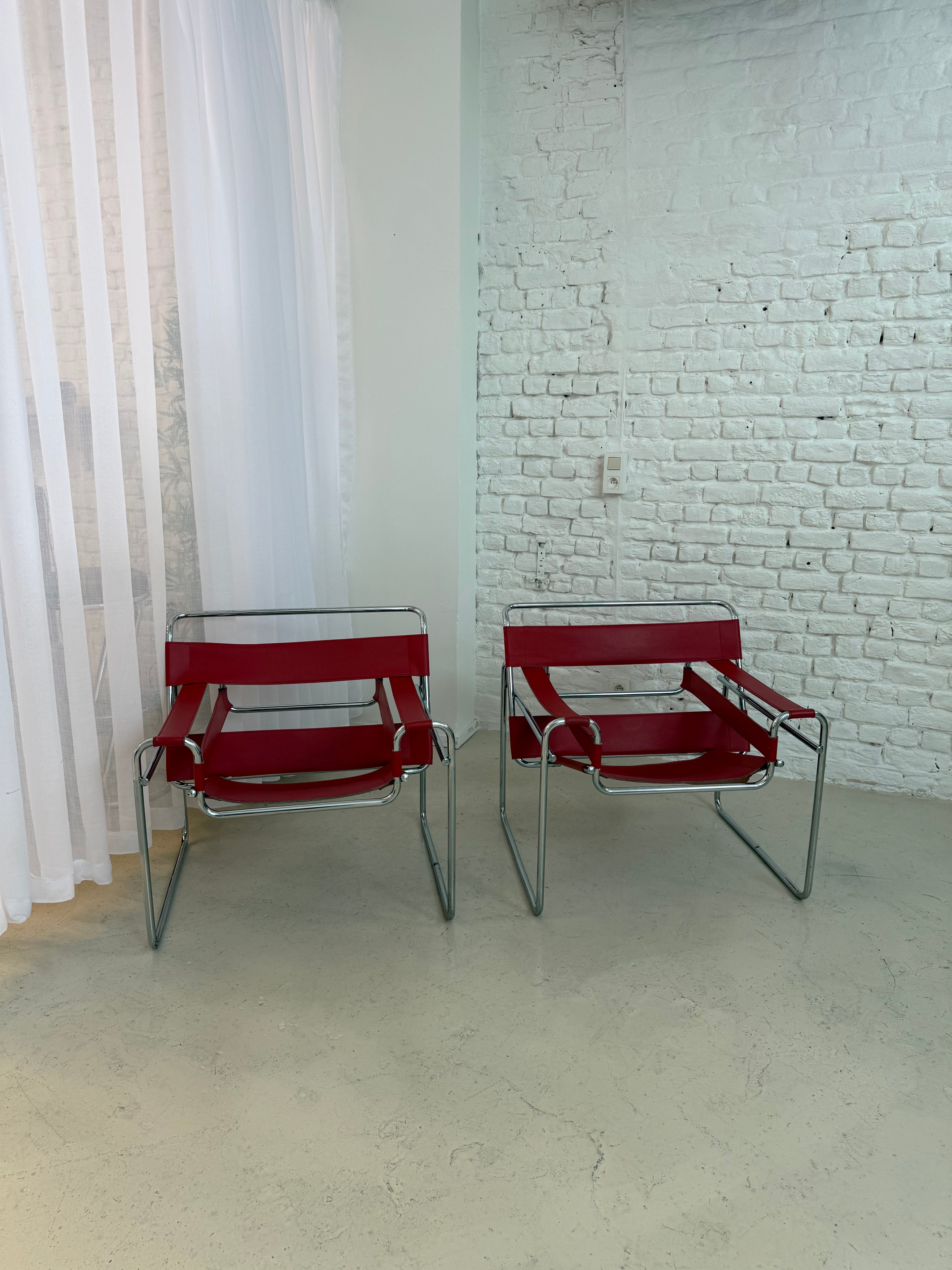 2 chaises inspiration wassily Marcel breuer