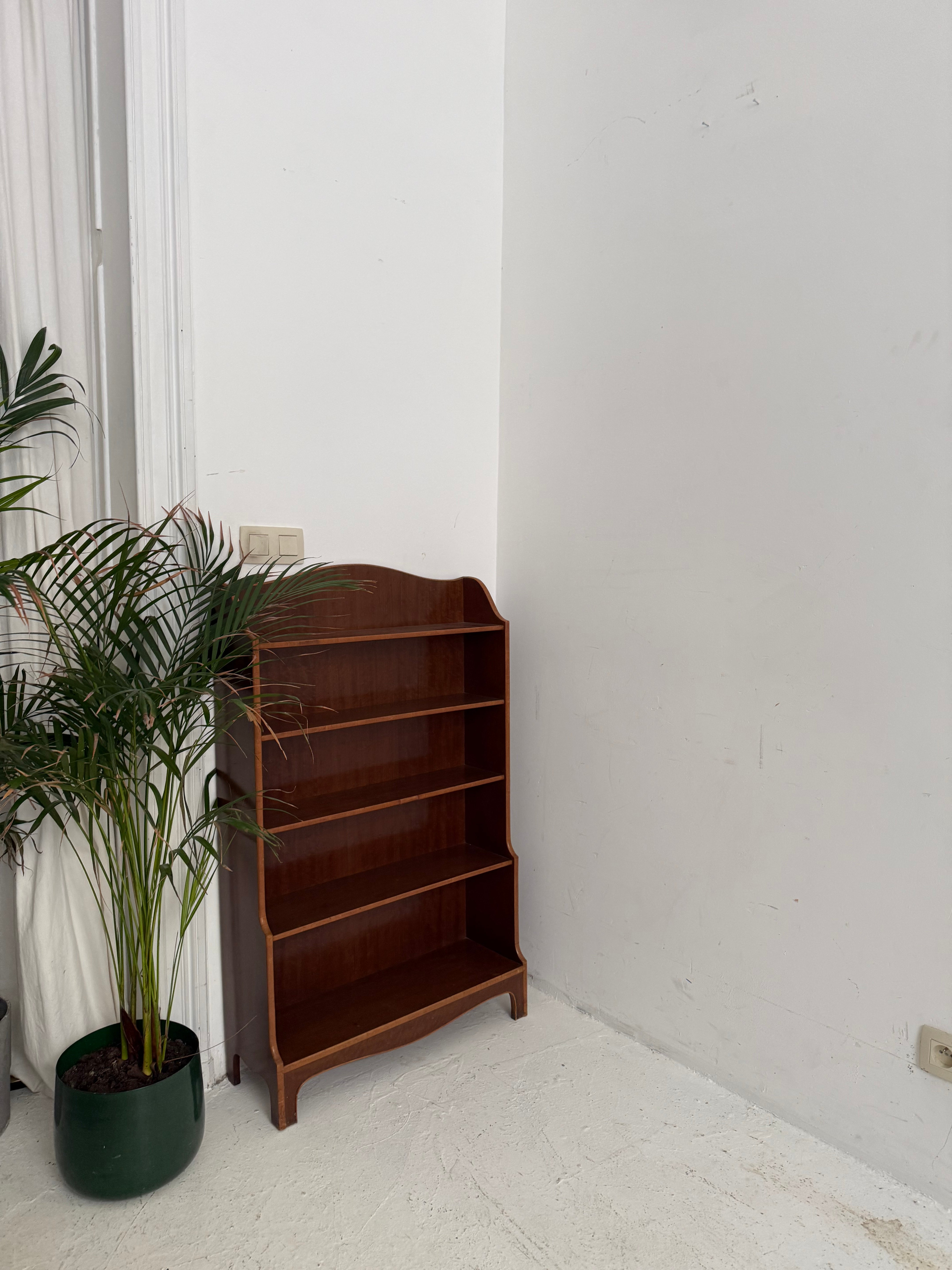 Étagère de rangement vintage en bois