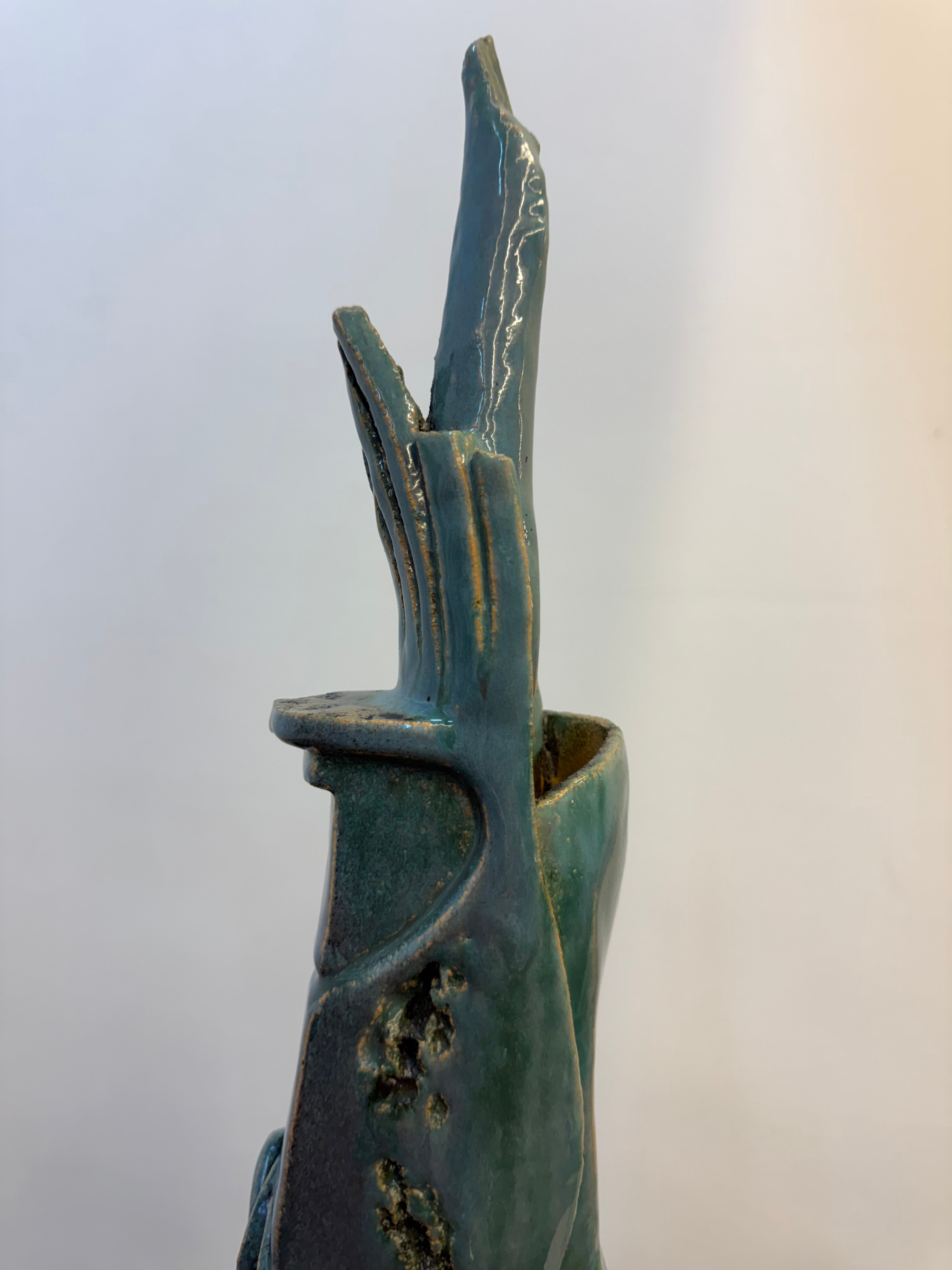 Sculpture en argile très belle 80cm