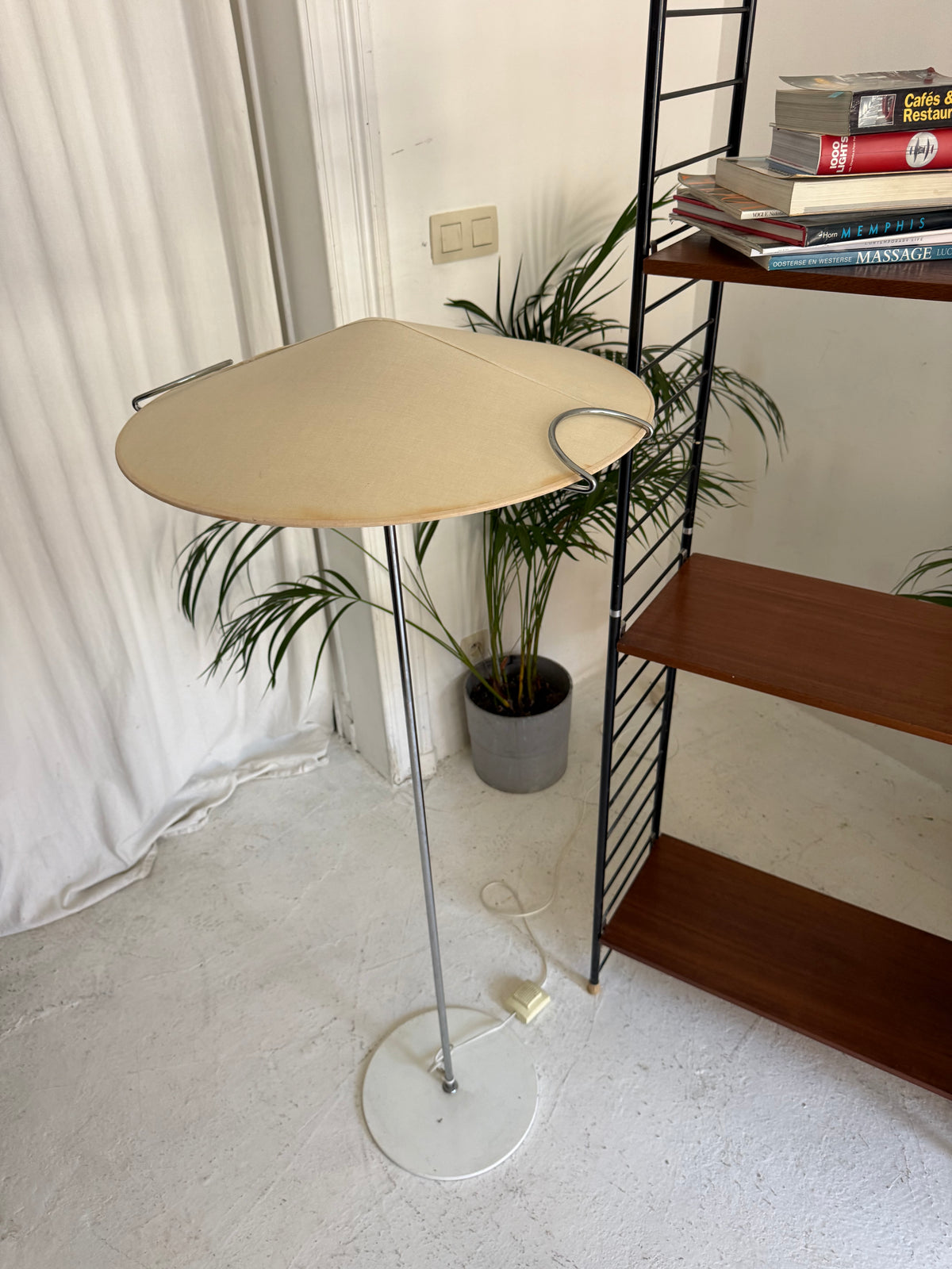 LAMPADAIRE, métal, IKEA, Type 609, années 1980.