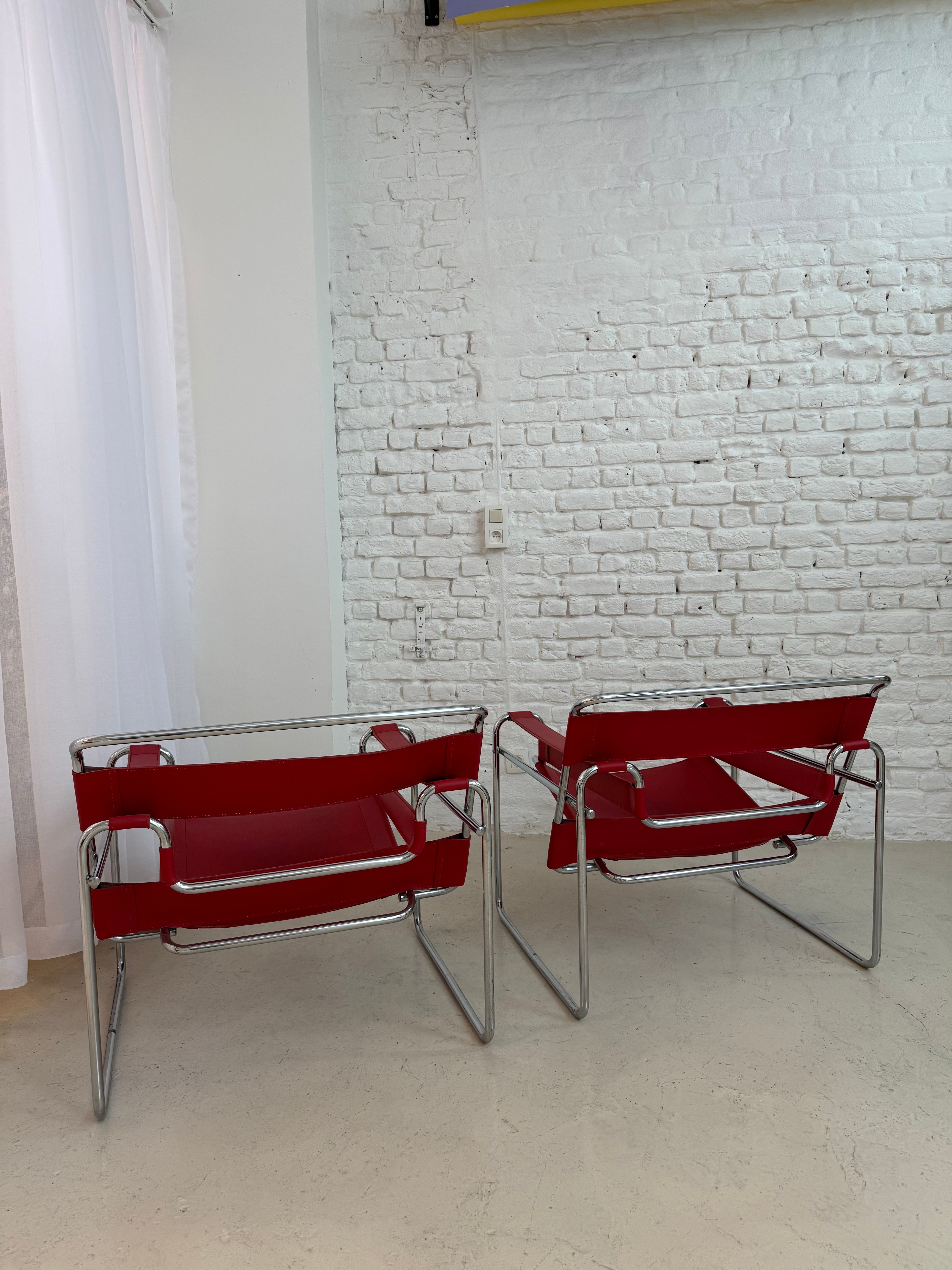 2 chaises inspiration wassily Marcel breuer