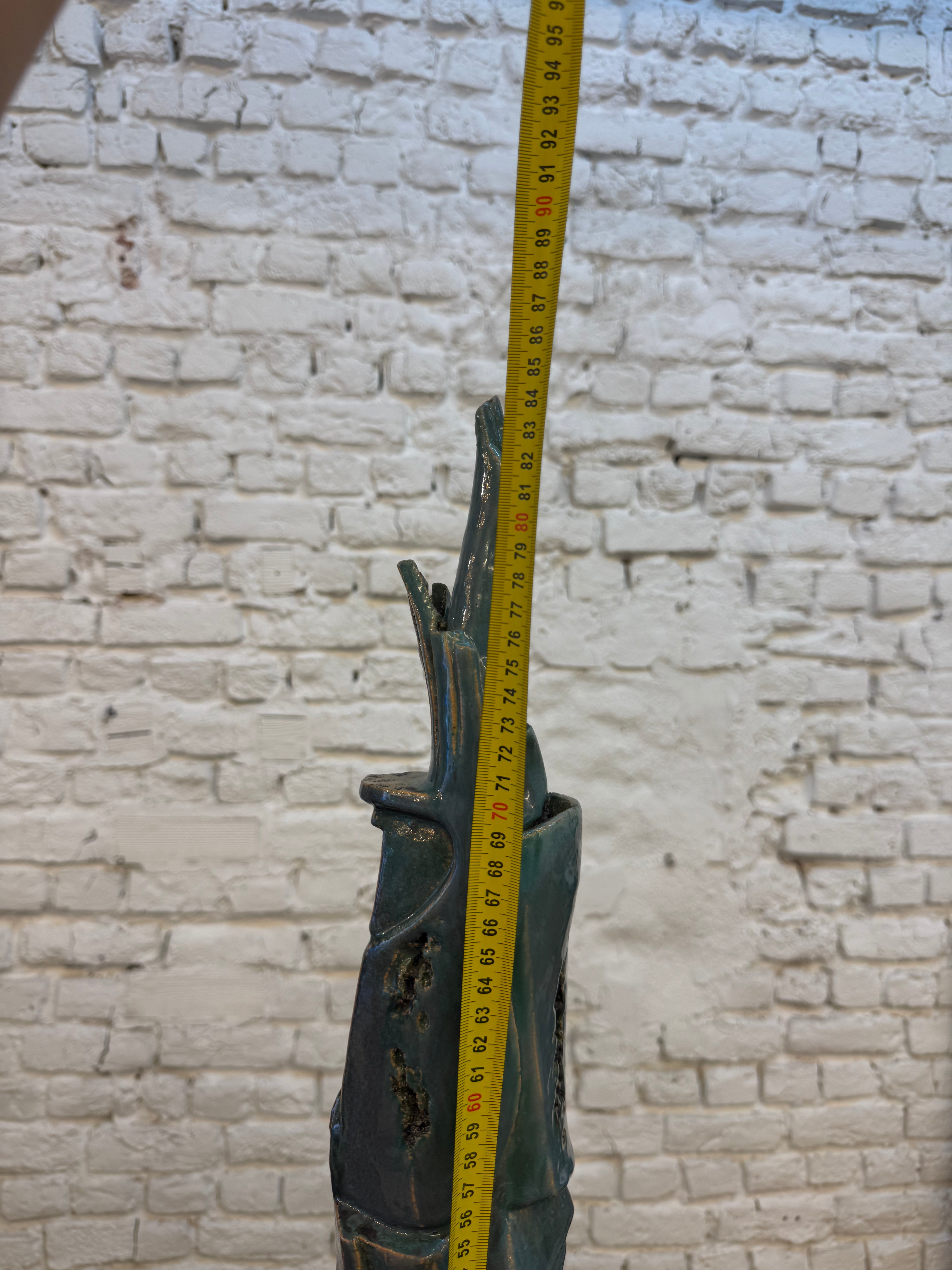 Sculpture en argile très belle 80cm