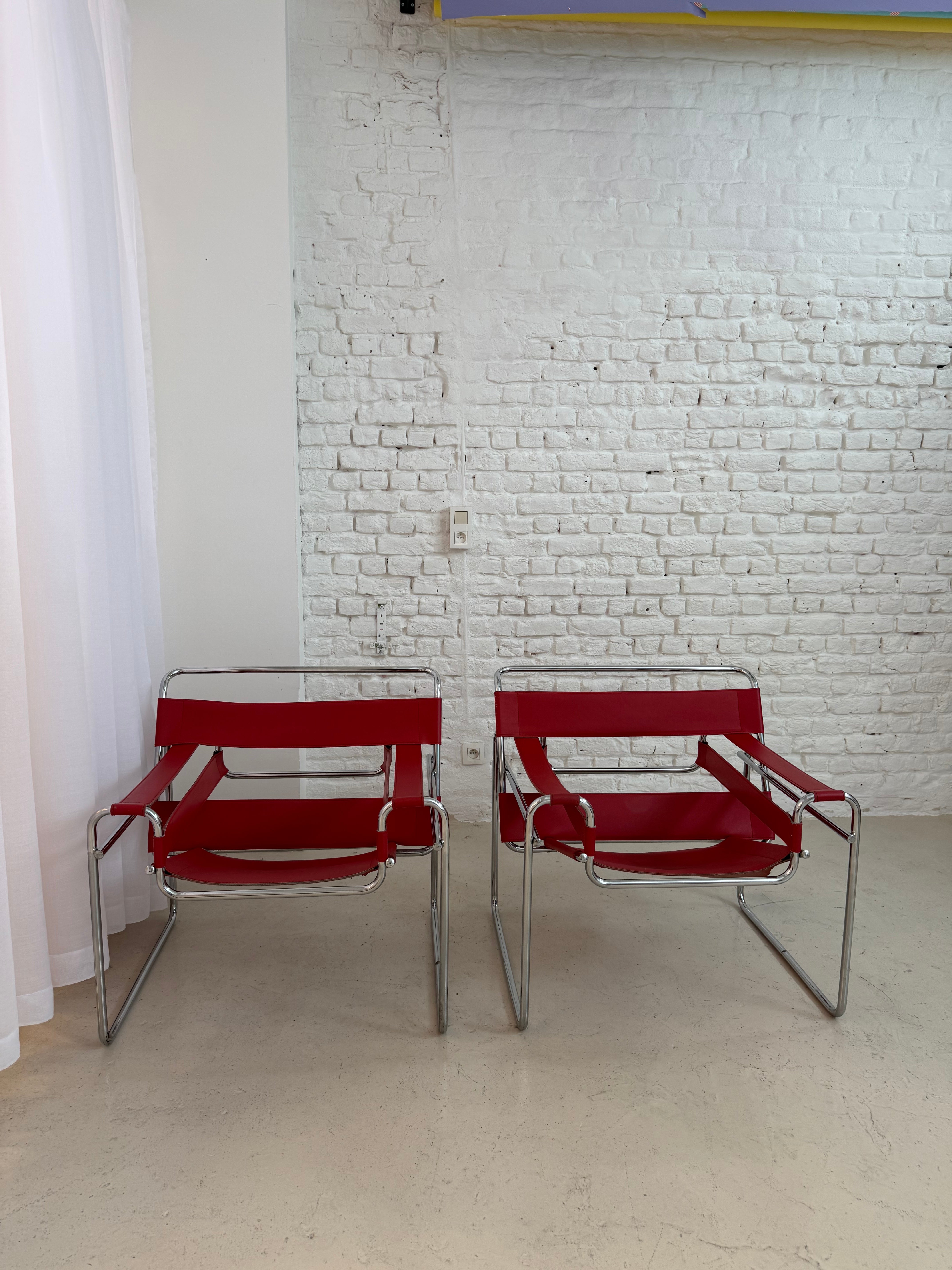 2 chaises inspiration wassily Marcel breuer