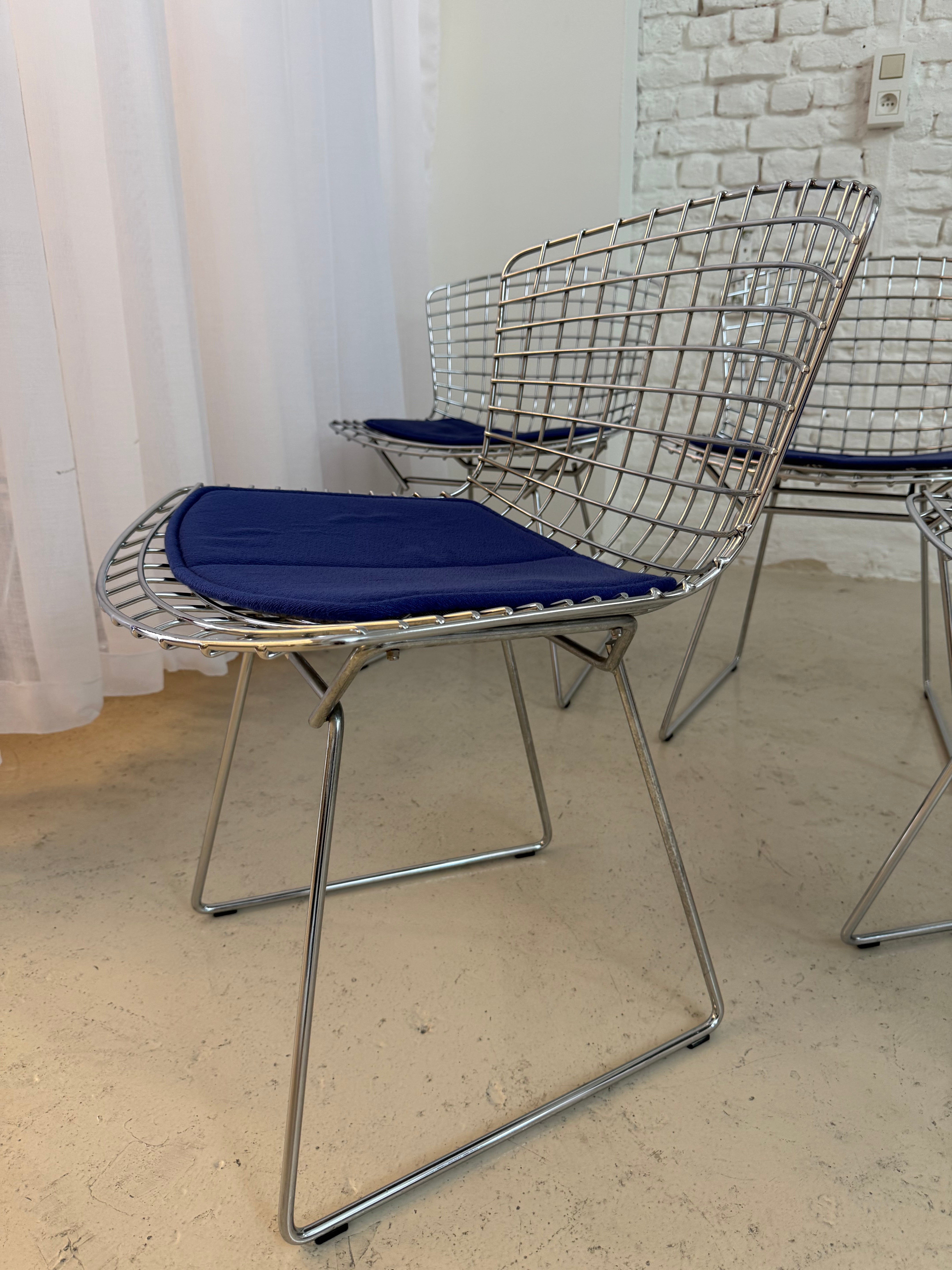 5 chaises Knoll Bertoia