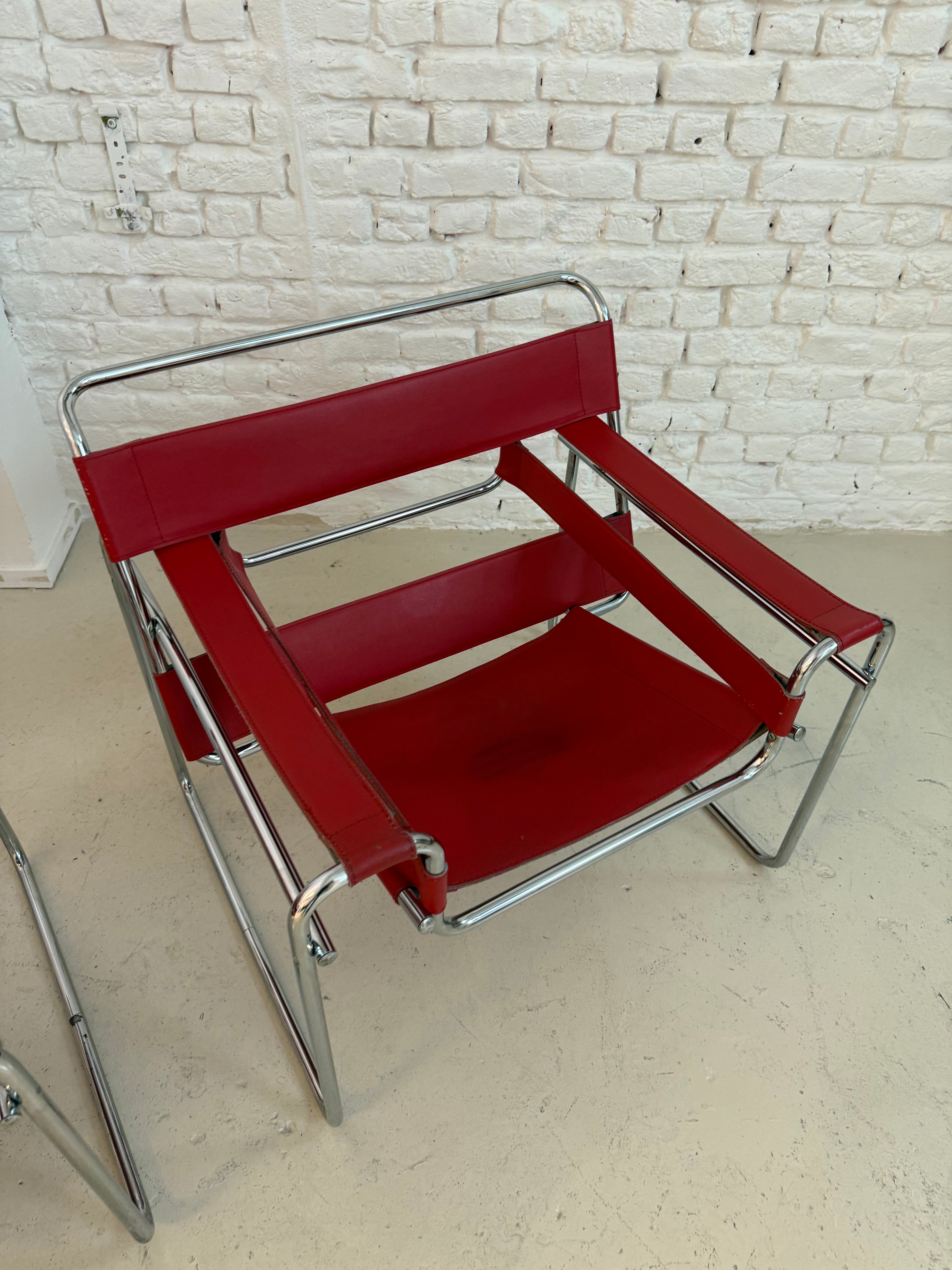 2 chaises inspiration wassily Marcel breuer