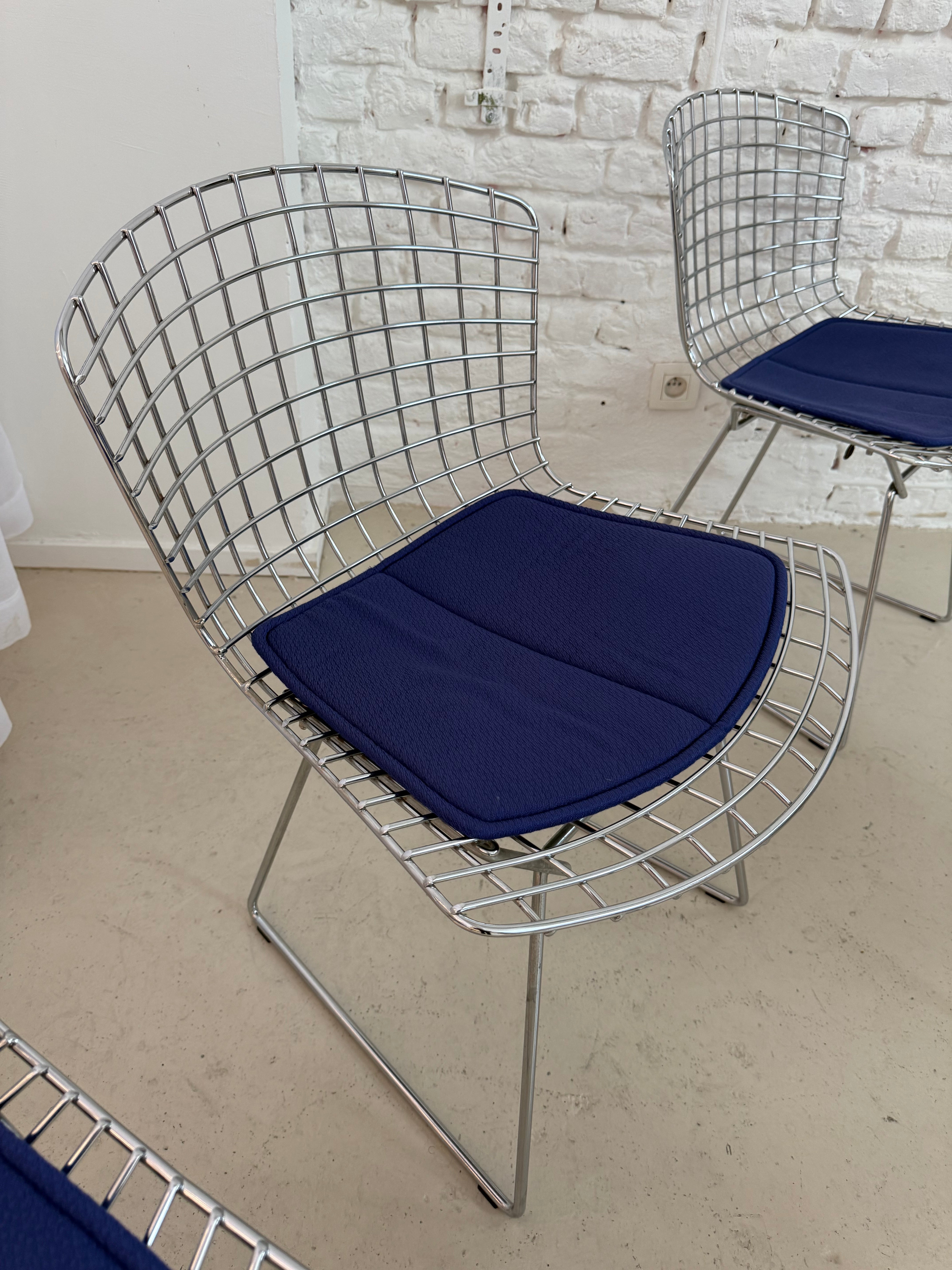 5 chaises Knoll Bertoia