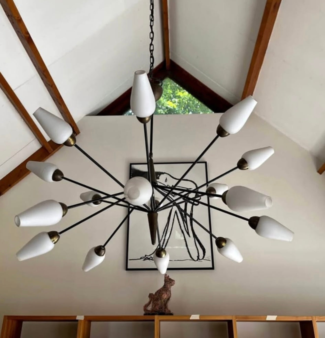 Lampe suspendue Spoutnik 1950