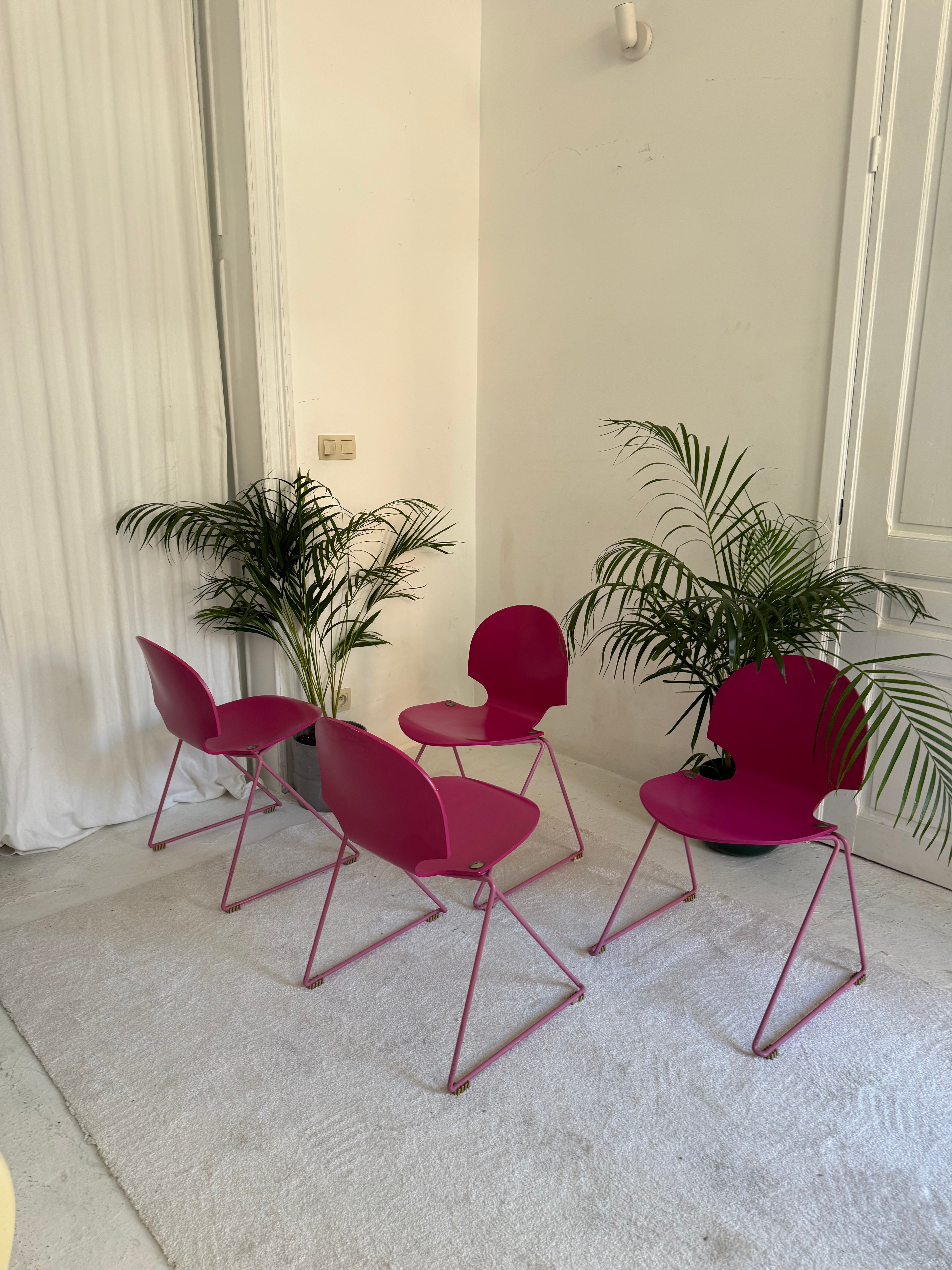 4 chaises FRITZ HANSEn 1980