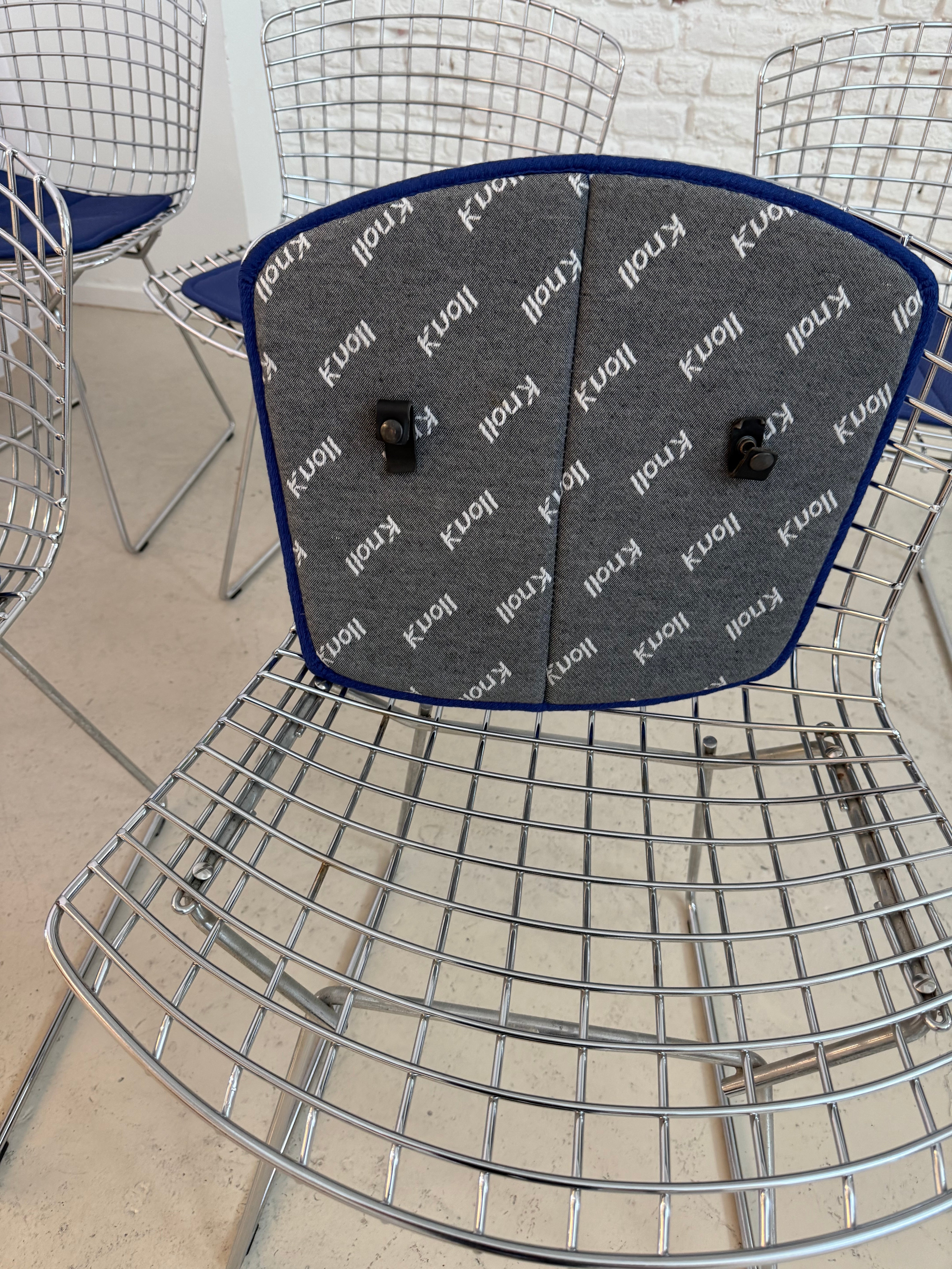 5 chaises Knoll Bertoia
