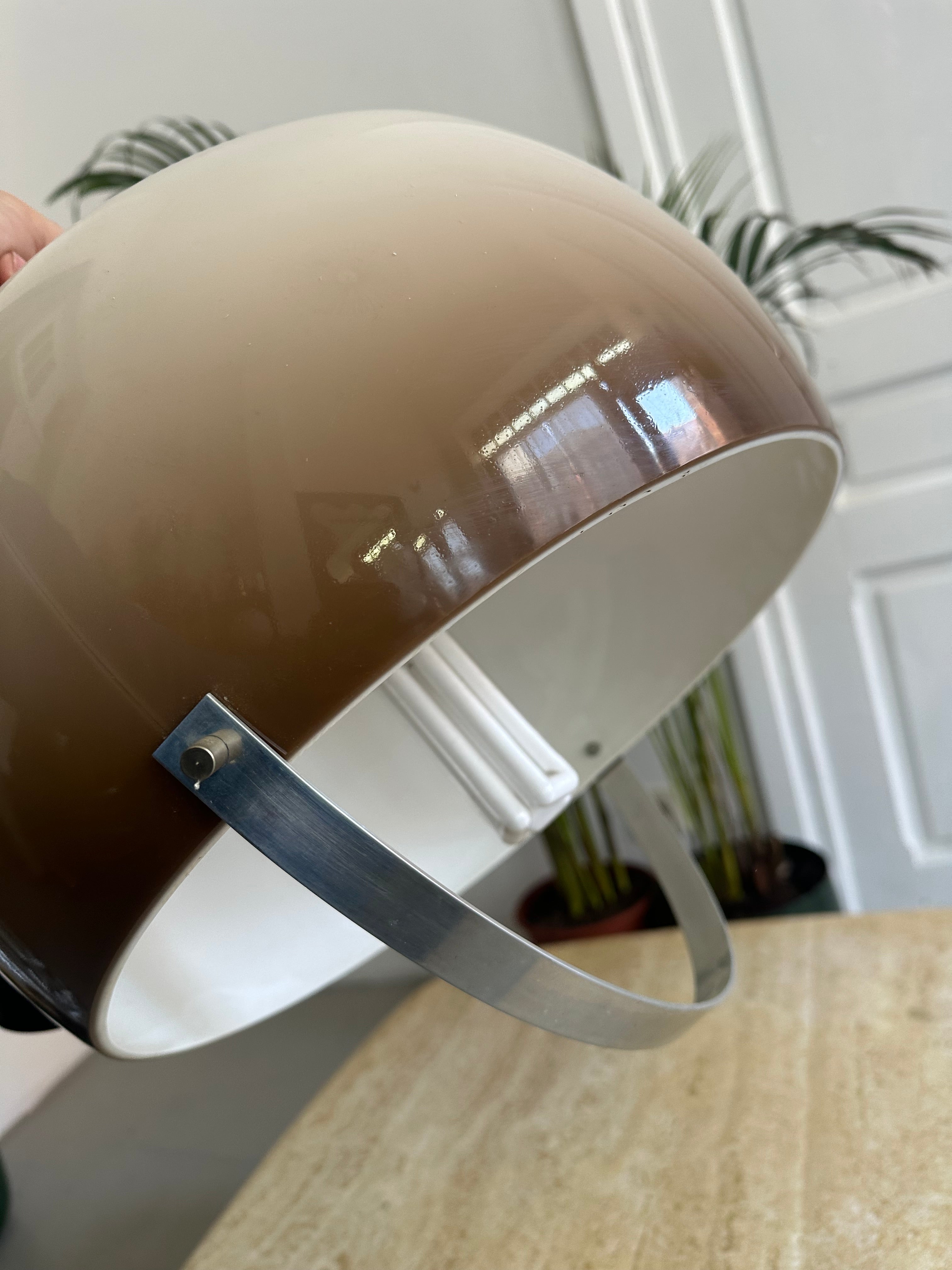Lampe suspendu vintage fumée