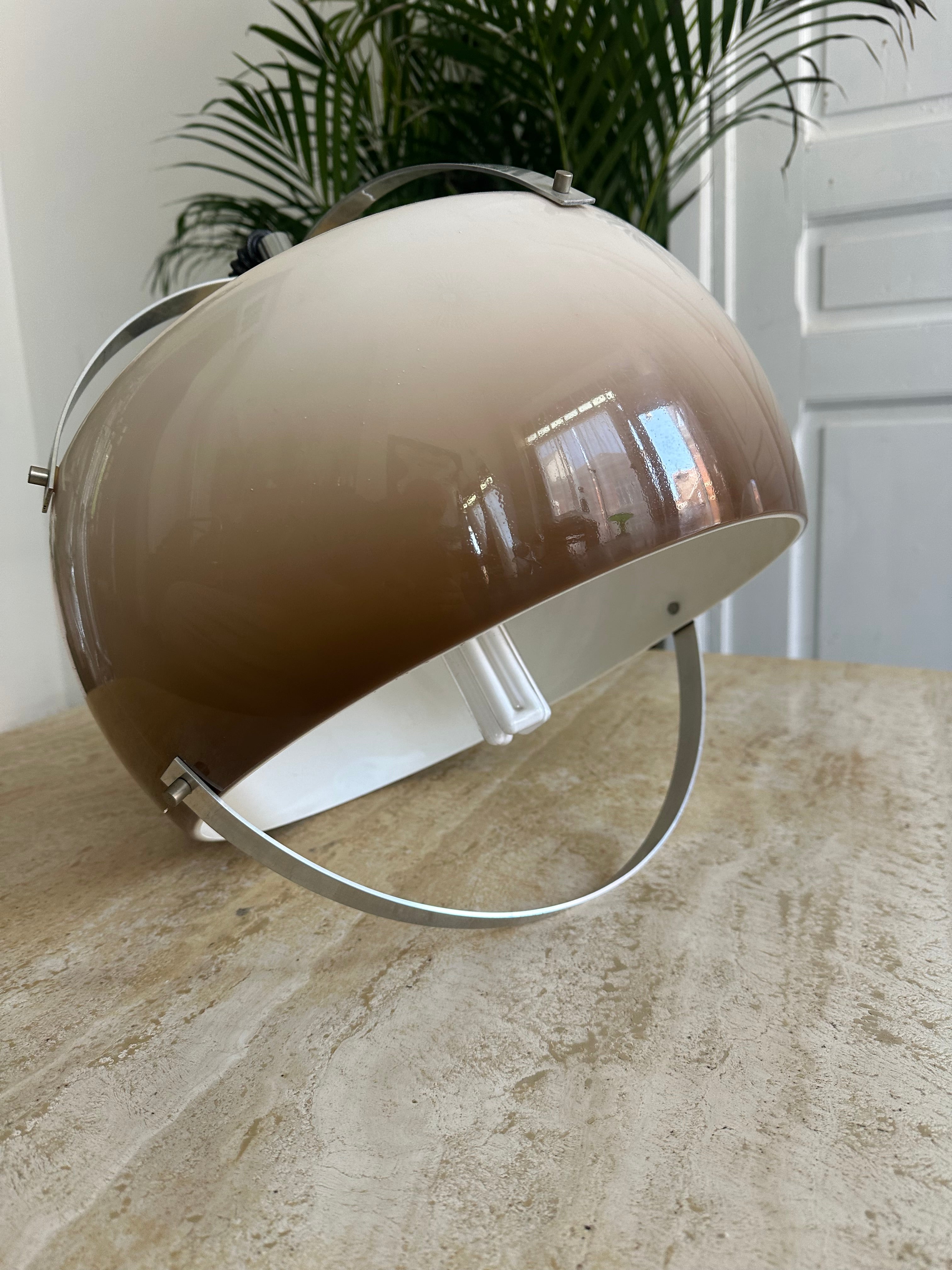 Lampe suspendu vintage fumée