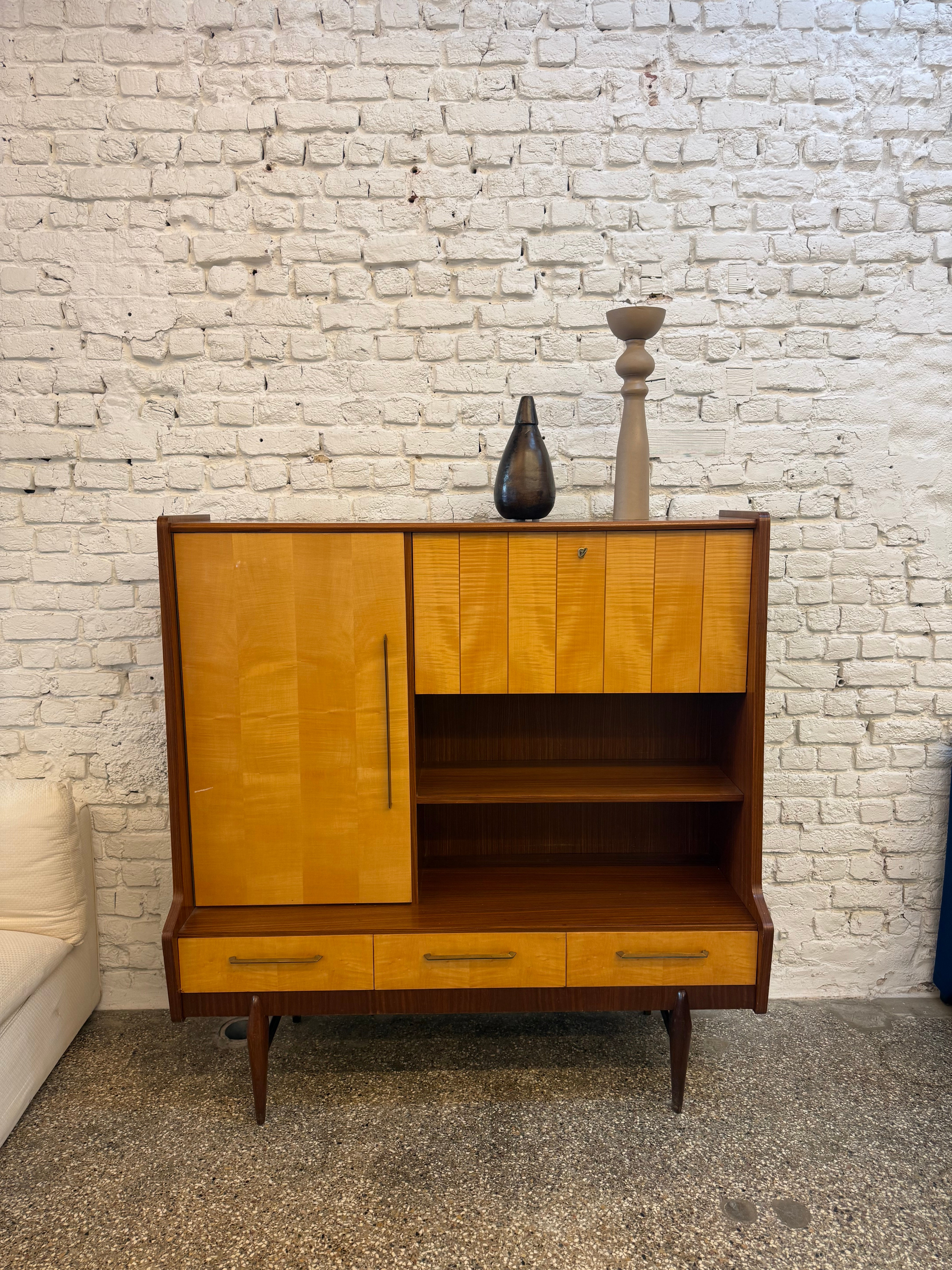 Highboard en bois 1970