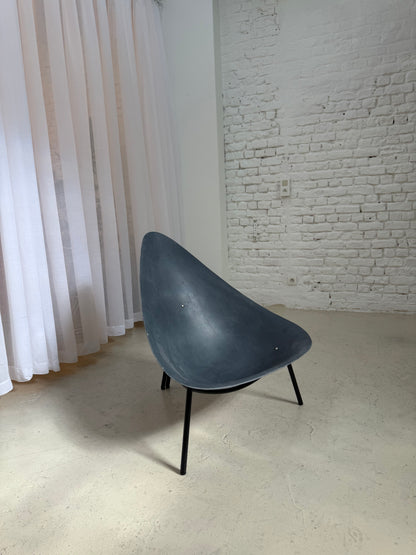 Fauteuil en fibre de verre édition Ed Merat 1970