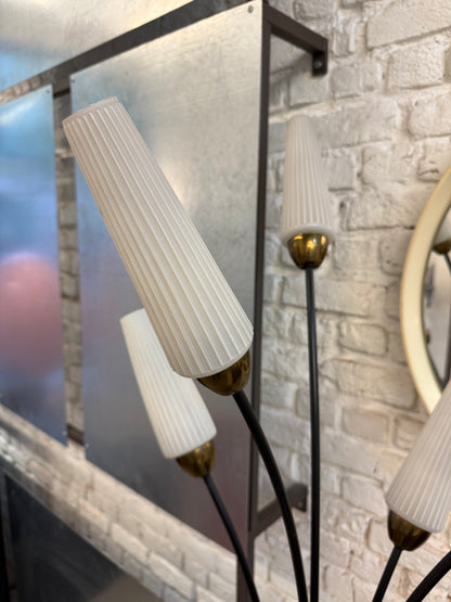 Lampe vintage à 6 branches 1960