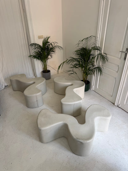 1 chaise design Verner Panton Phantom White