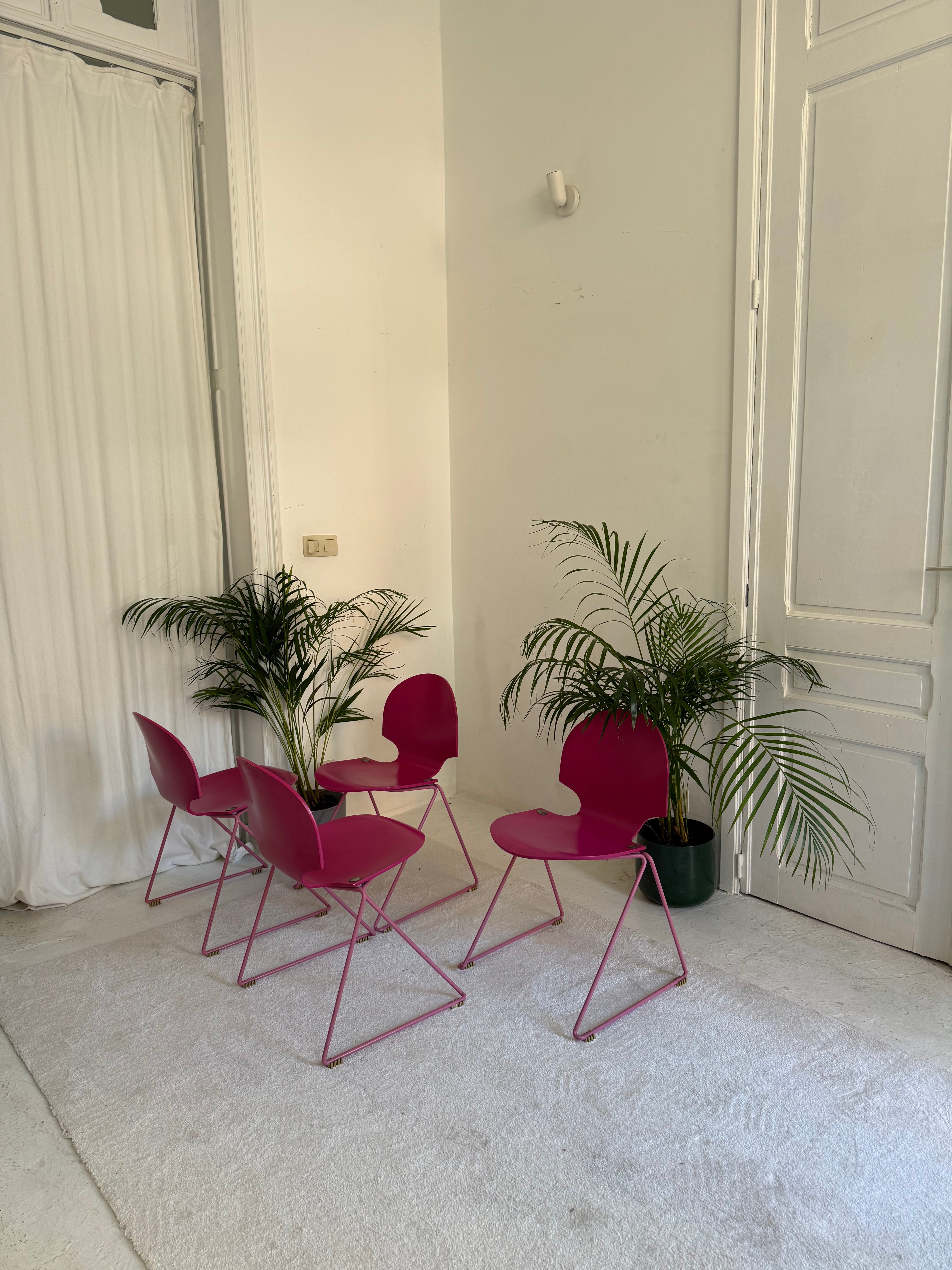4 chaises FRITZ HANSEn 1980