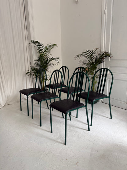 Chairs N. 222 by Robert Mallet-Stevens for Pallucco Italia, 1982, Set of 6