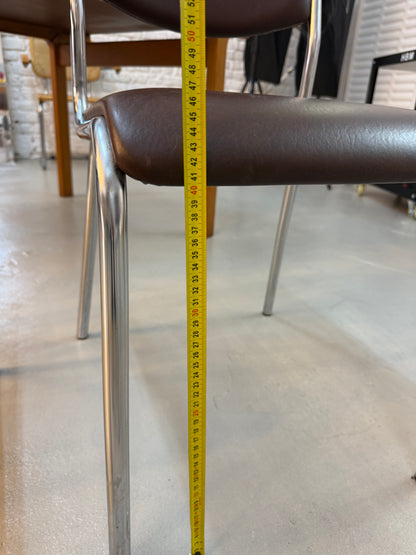 4 chaises vintage 1970