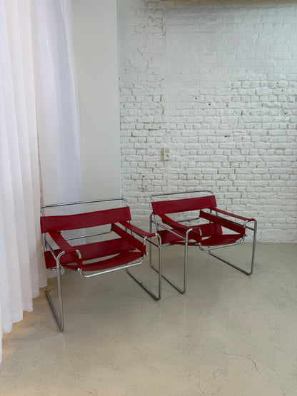 2 chaises inspiration wassily Marcel breuer