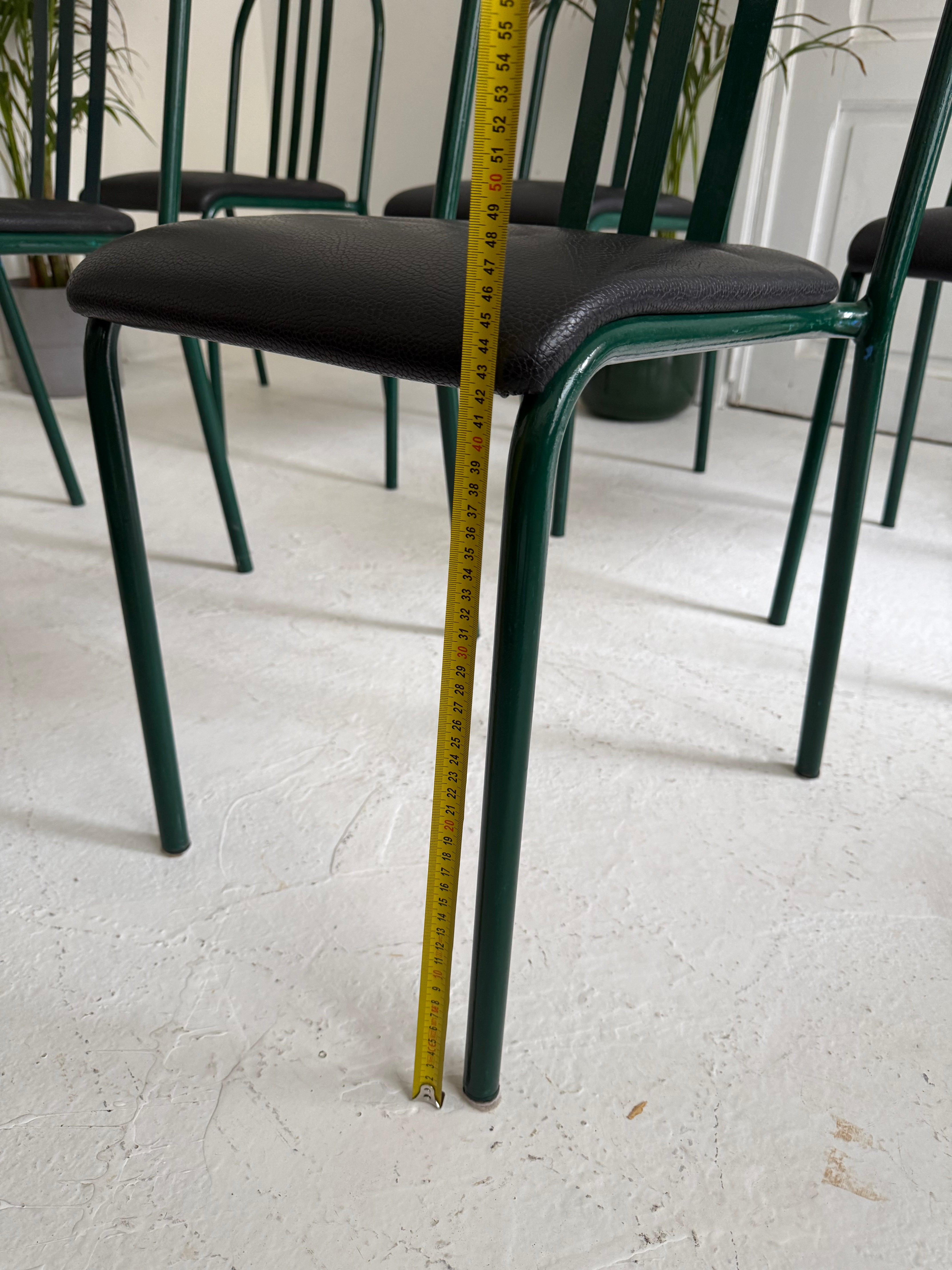 Chairs N. 222 by Robert Mallet-Stevens for Pallucco Italia, 1982, Set of 6