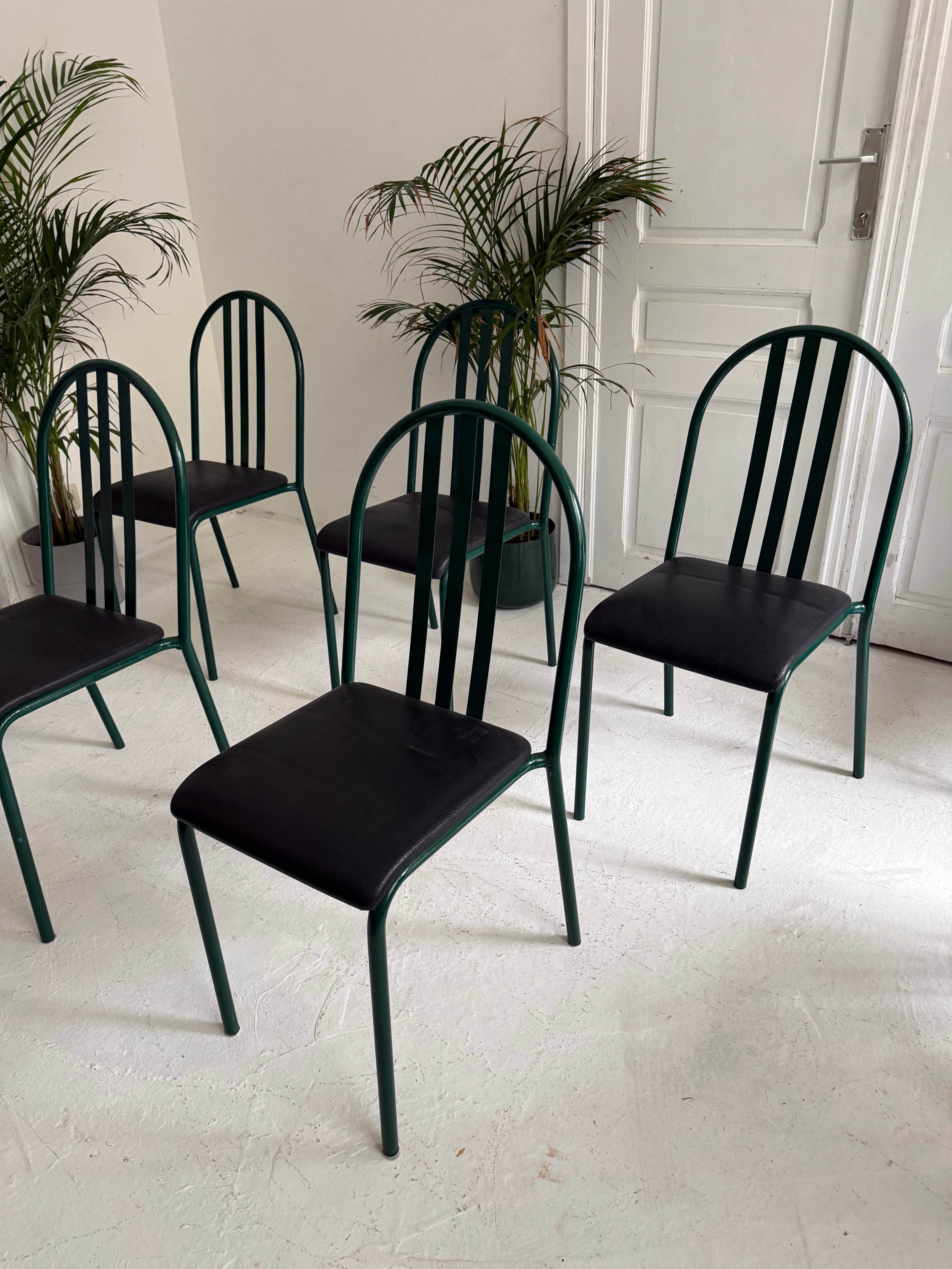 Chairs N. 222 by Robert Mallet-Stevens for Pallucco Italia, 1982, Set of 6