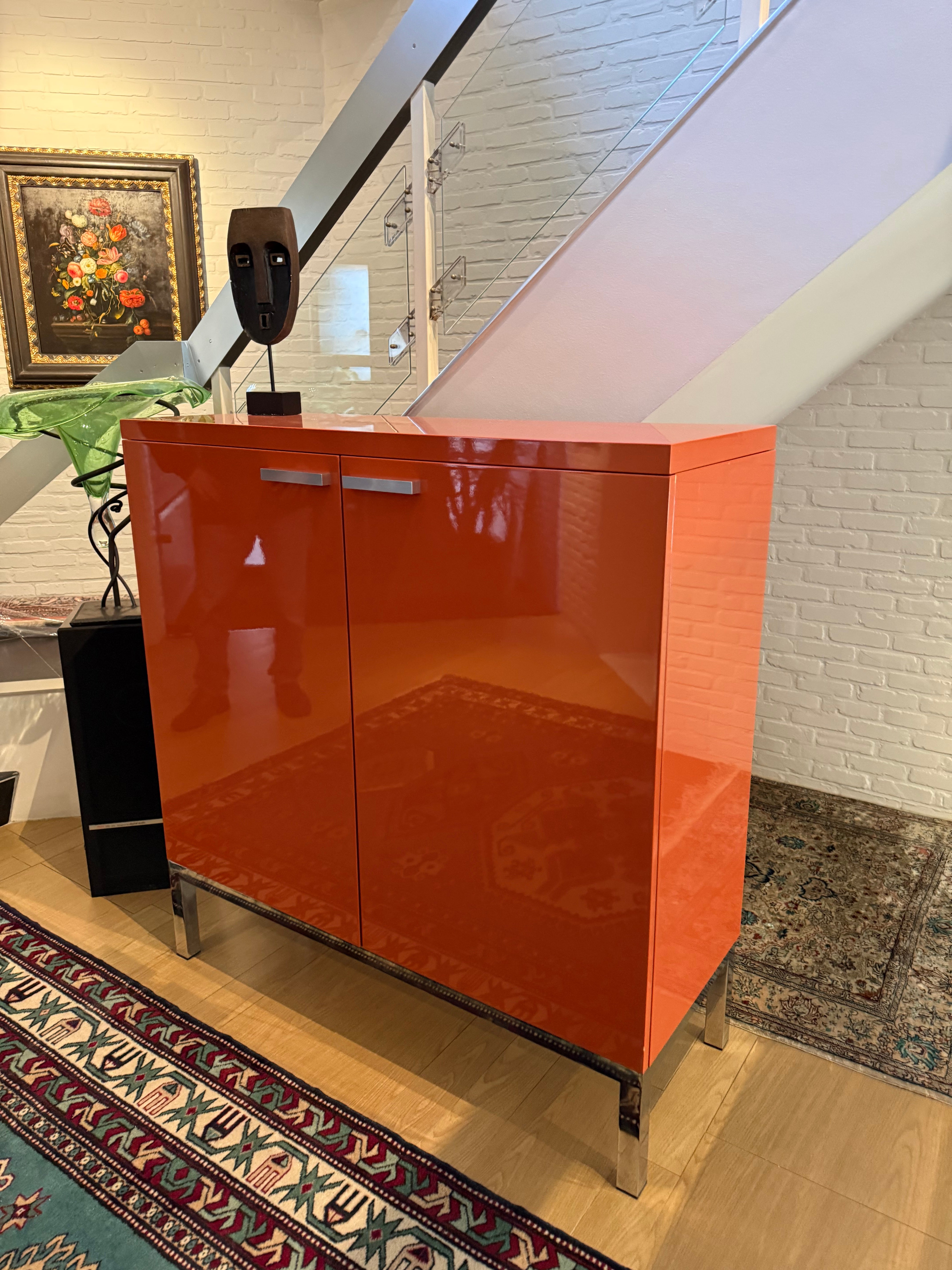 Enfilade Brest en Laque Rouge de Giulio Cappellini, 2000s