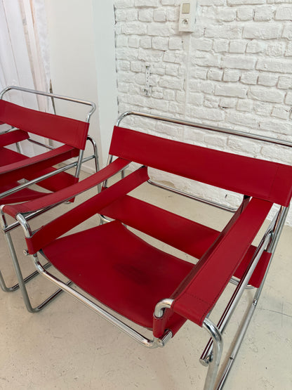 2 chaises inspiration wassily Marcel breuer