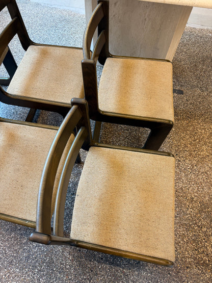 6 chaises en bois massif Casala