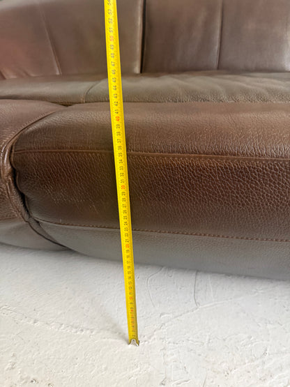 Fauteuil sofa bruin cognac