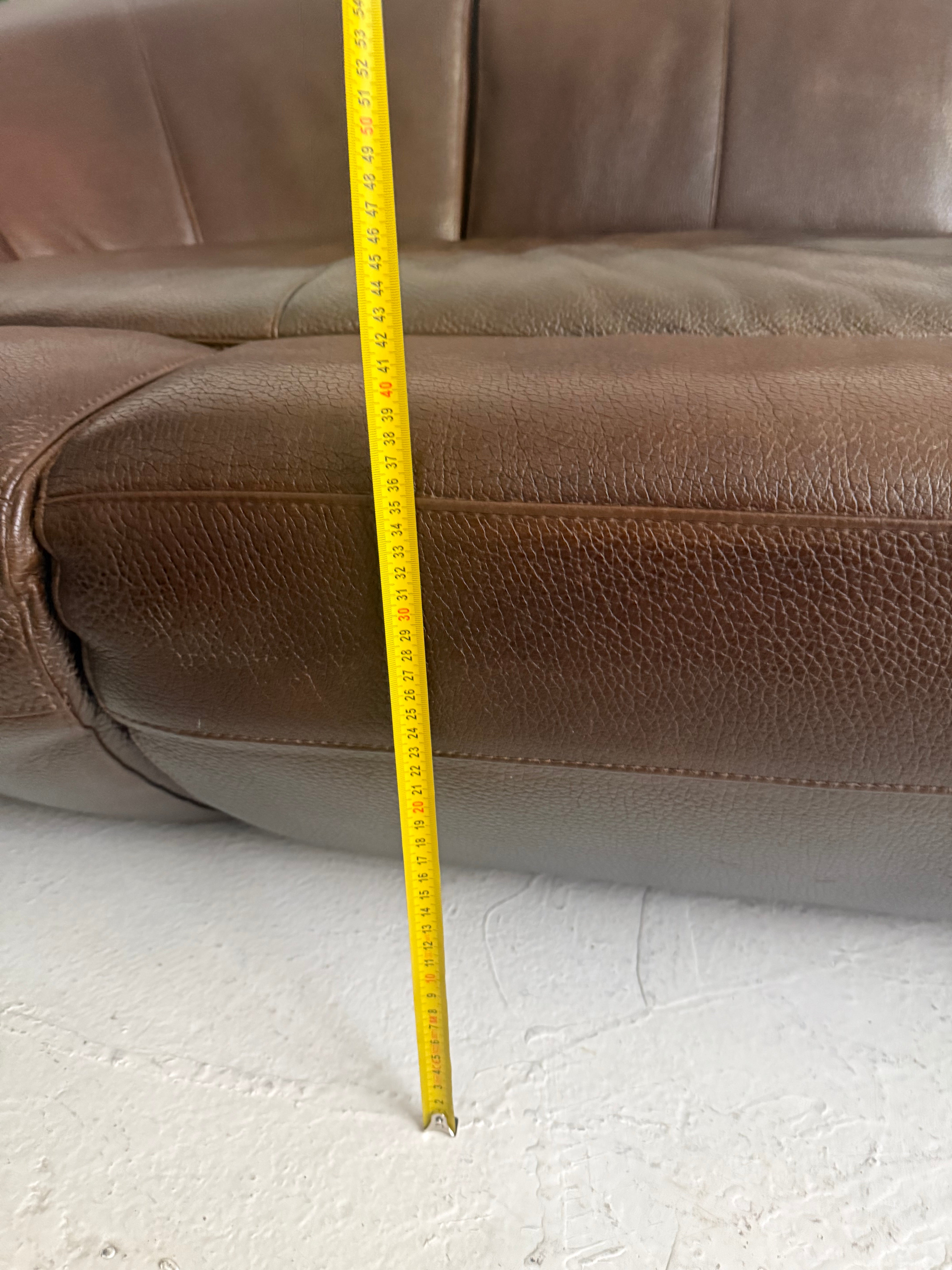 Fauteuil sofa bruin cognac