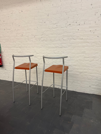2 tabourets Kartell Hi Glob