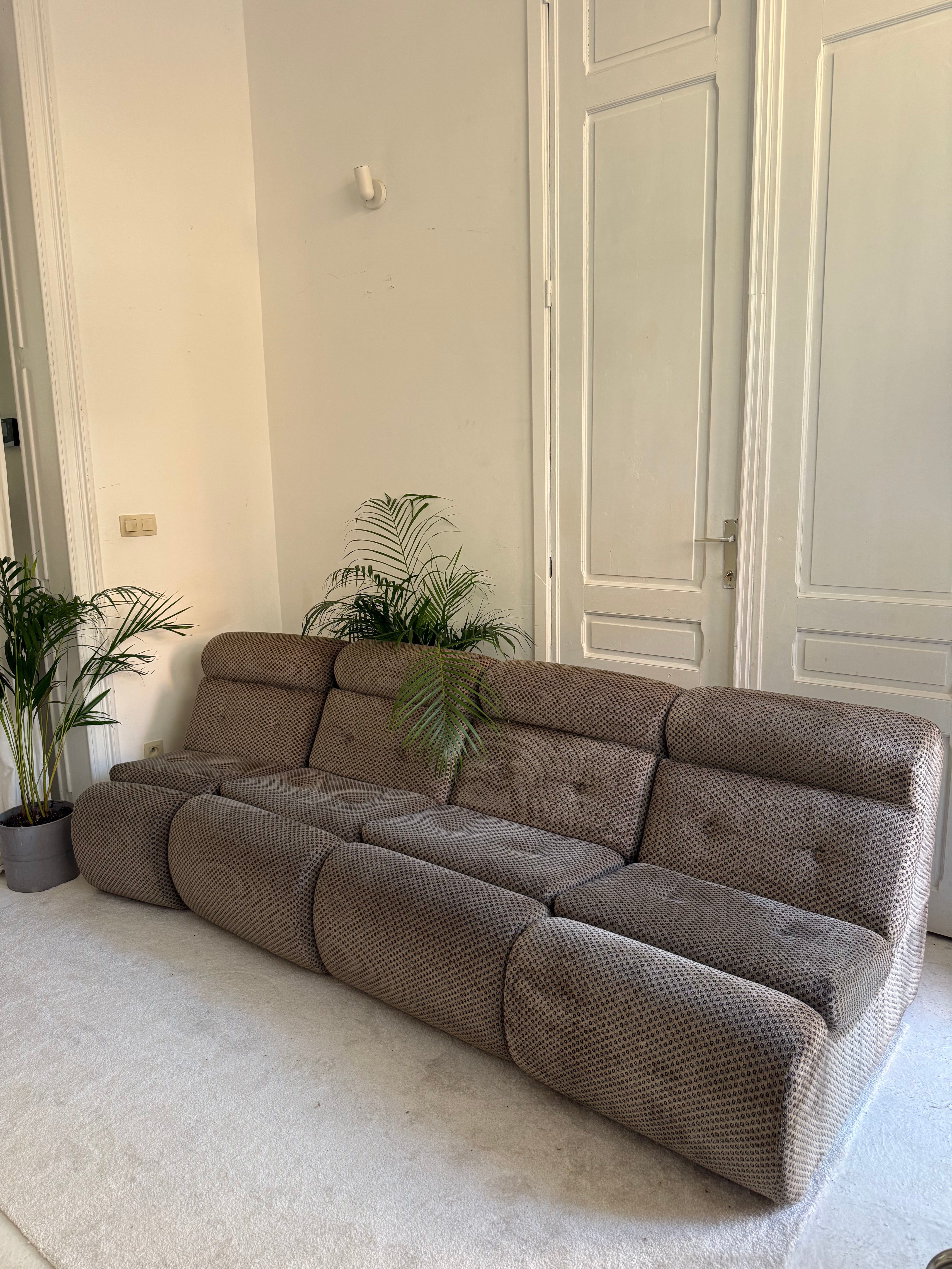 Fauteuil 1970 Module 4 éléments