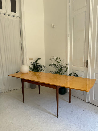 Table vintage extensible Van Pelt 1970