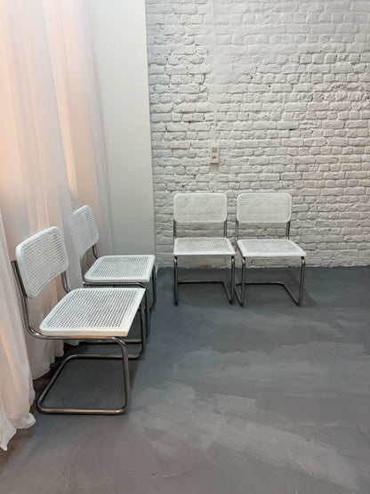 4 chaise vintage Marcel Breuer cesca