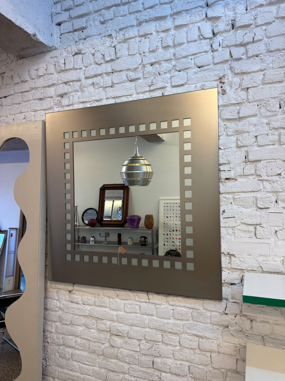 Miroir Belgo chrome 1990 inox