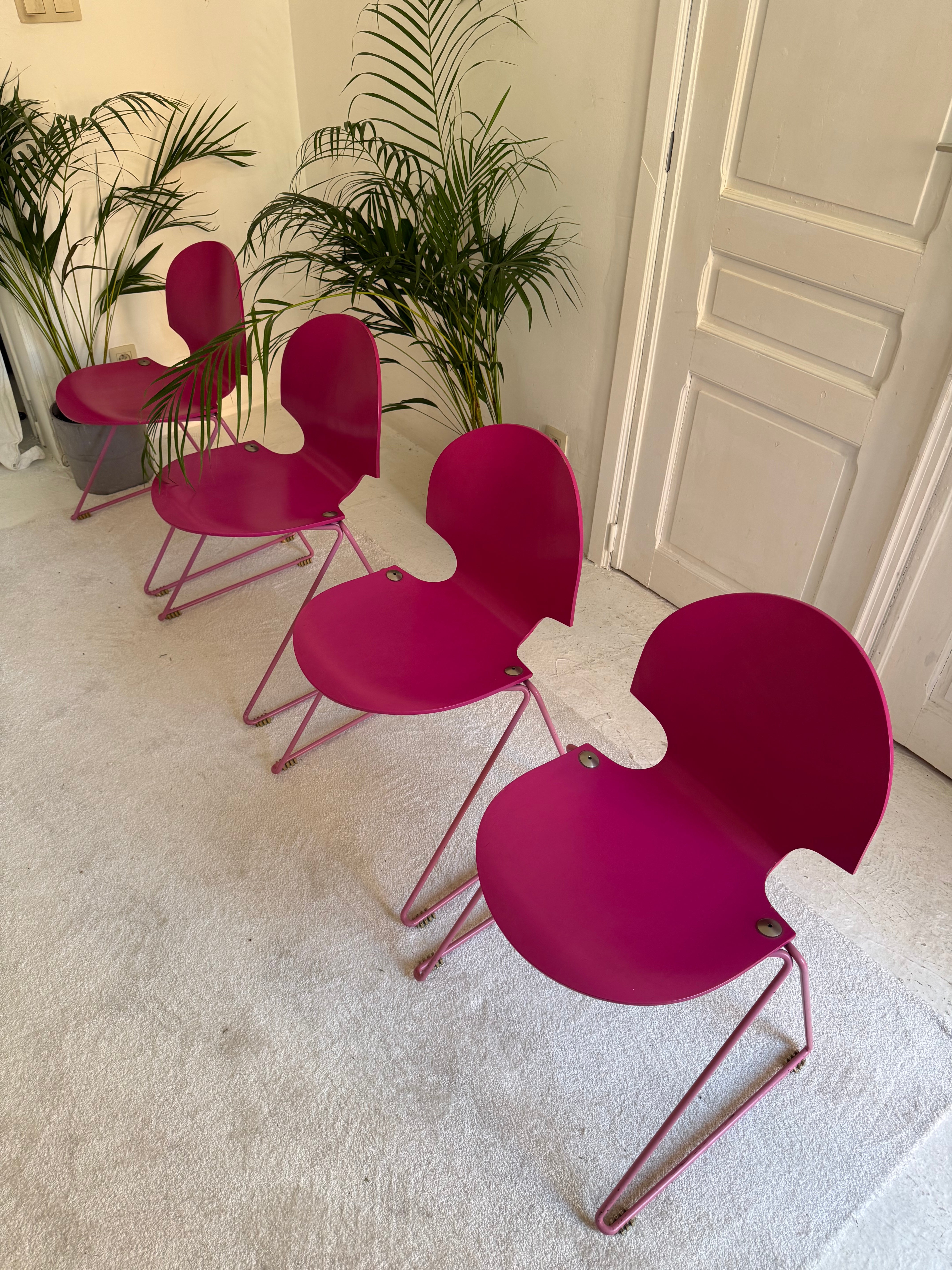4 chaises FRITZ HANSEn 1980