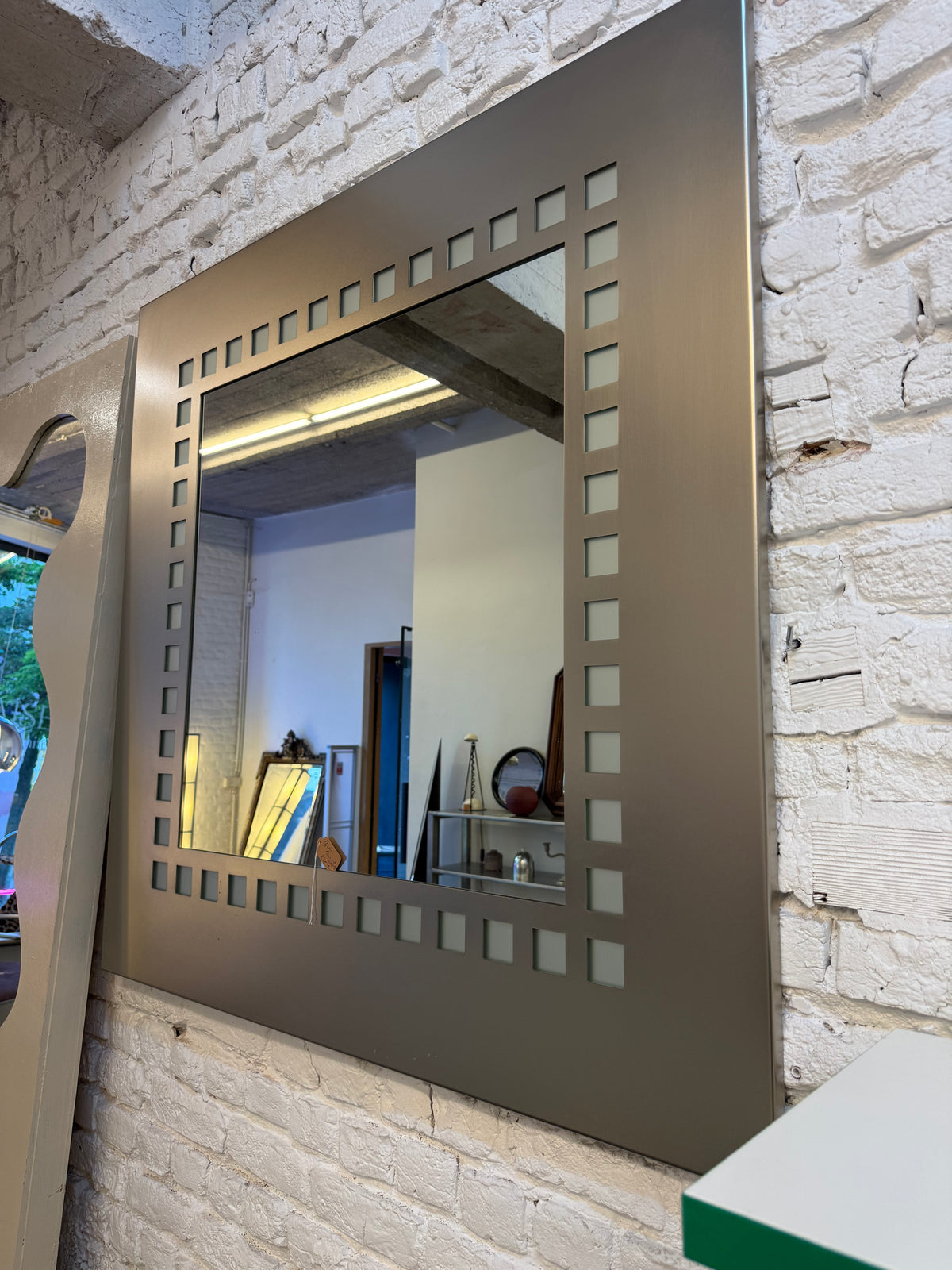 Miroir Belgo chrome 1990 inox