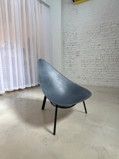 Fauteuil en fibre de verre édition Ed Merat 1970