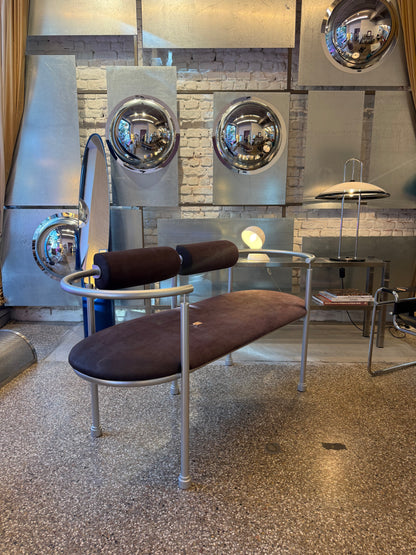 Fauteuil tubulaire 2 places