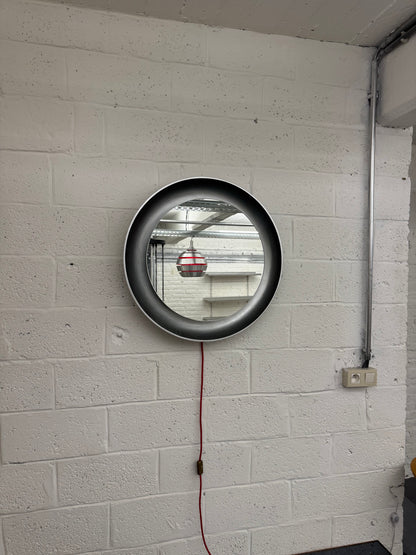 Miroir vintage scandinave en bois