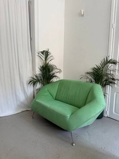 Fauteuil 2 places en velours