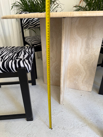 4 chaise vintage Zèbre