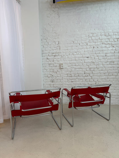 2 chaises inspiration wassily Marcel breuer
