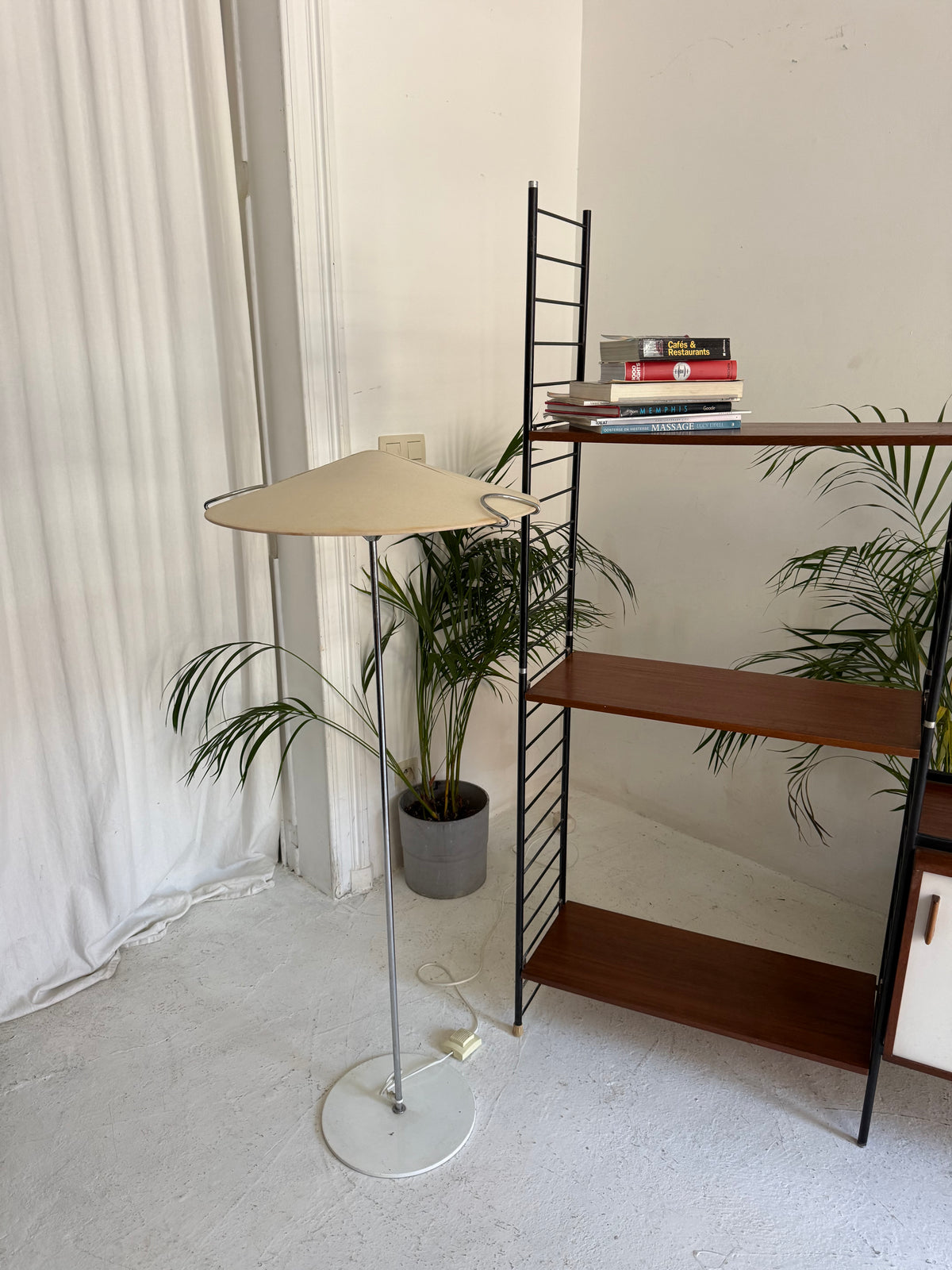 LAMPADAIRE, métal, IKEA, Type 609, années 1980.