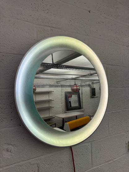 Miroir vintage scandinave en bois