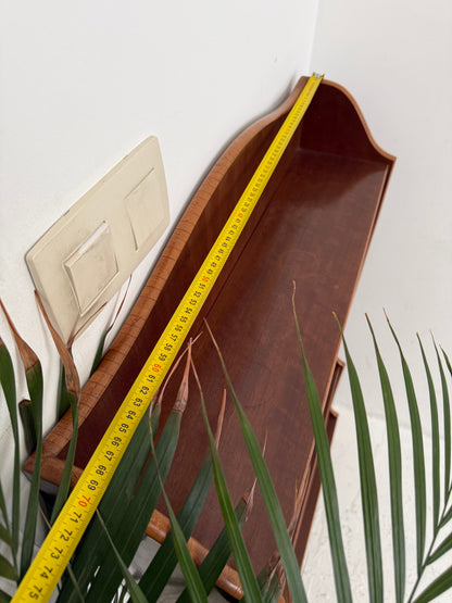 Étagère de rangement vintage en bois