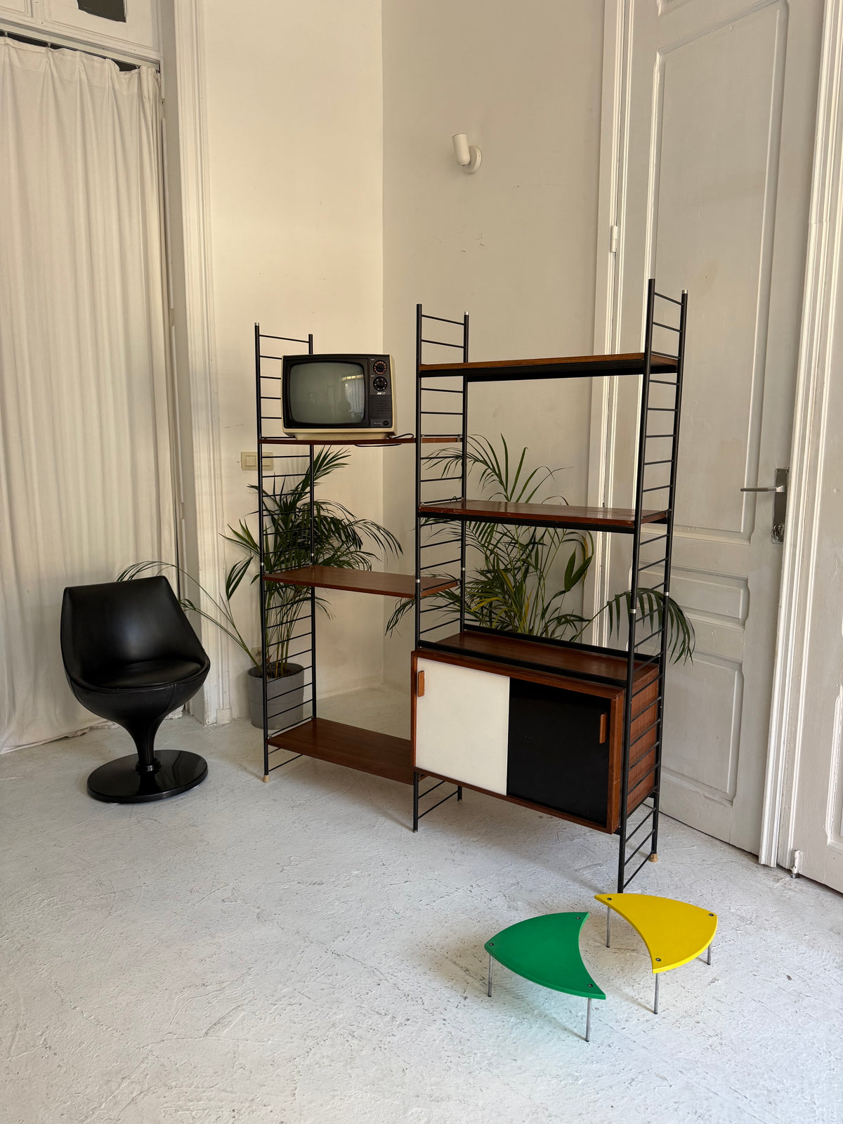 WALLUNIT Vintage en teck 1970