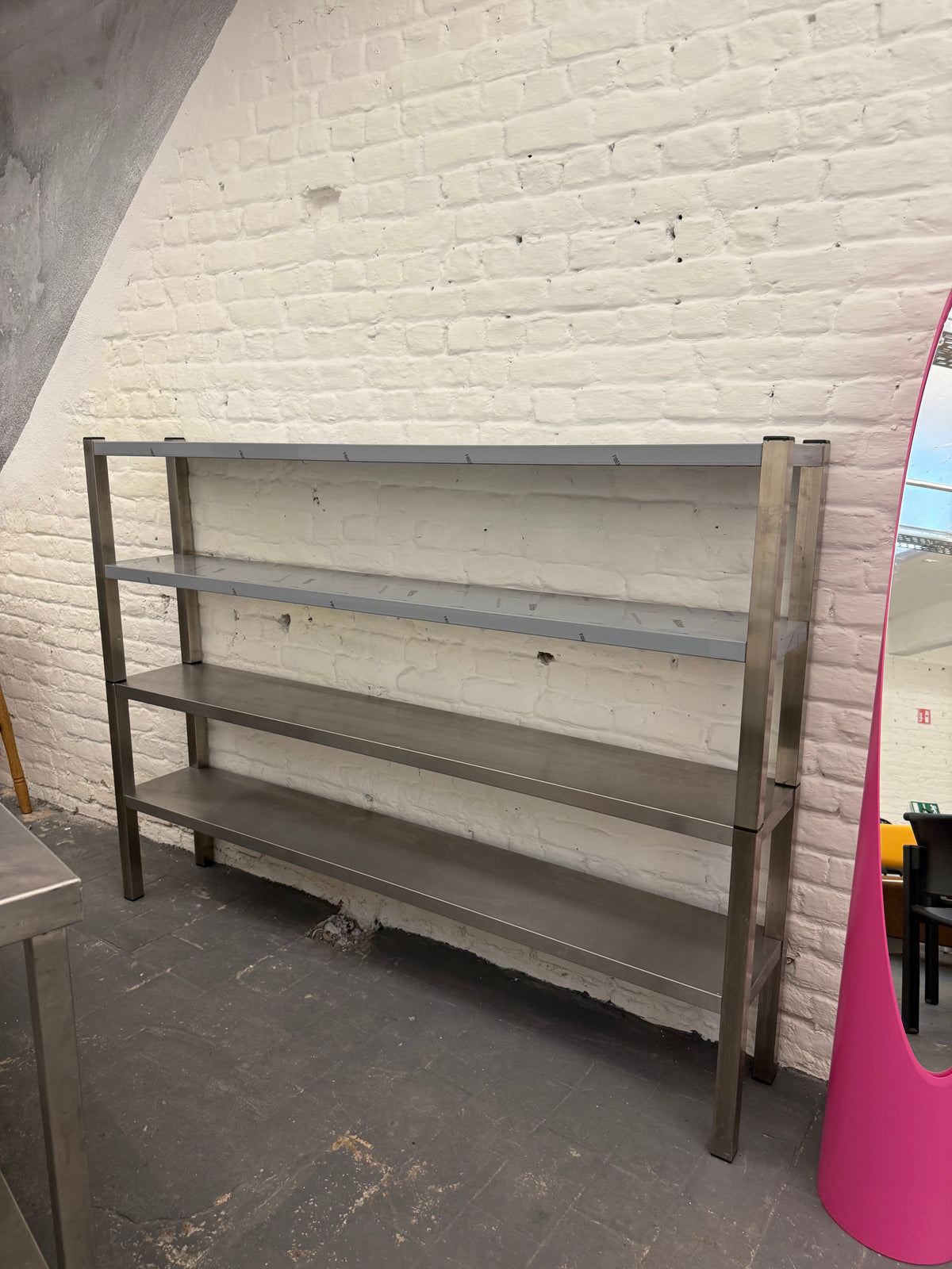 Étagère en inox 2 parties